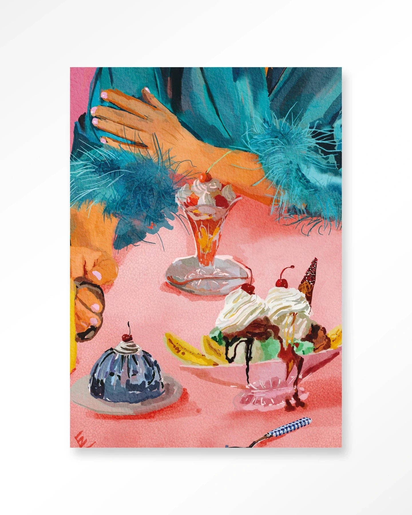 Ice Creams - Moderne Wanddecoratie | Artprint, Glass Art & Wandkleed by Urban Cotton