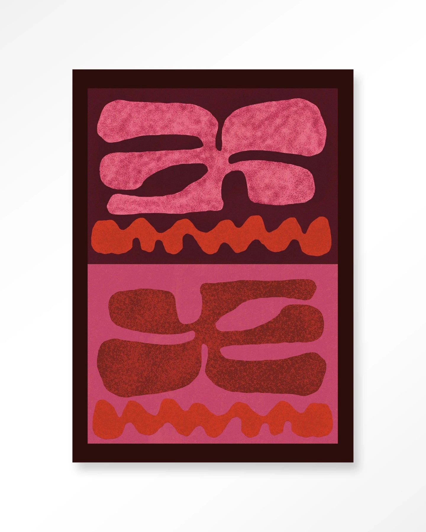 Groovy Pink - Moderne Wanddecoratie | Artprint, Glass Art & Wandkleed by Urban Cotton