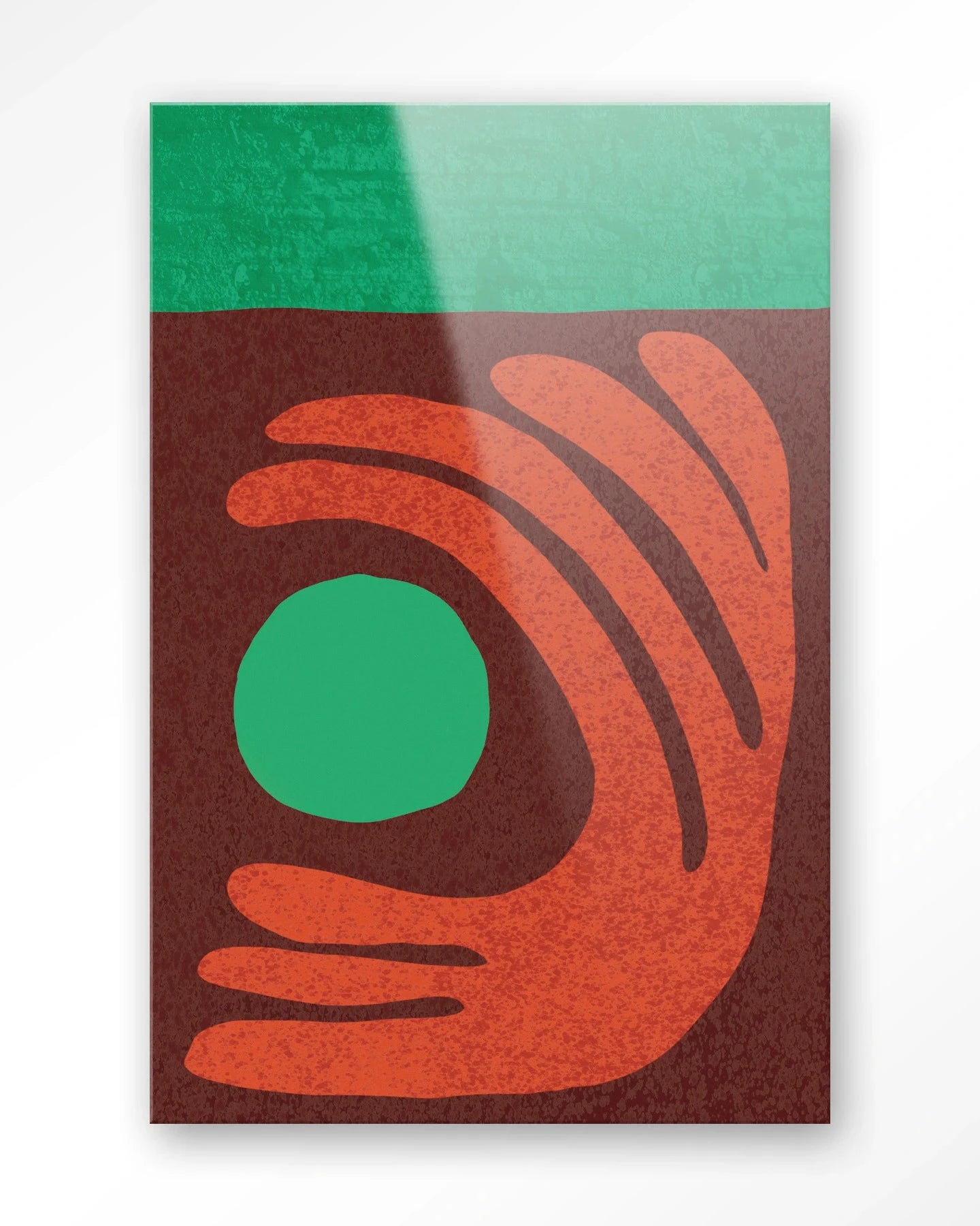 Elements Green - Moderne Wanddecoratie | Artprint, Glass Art & Wandkleed by Urban Cotton