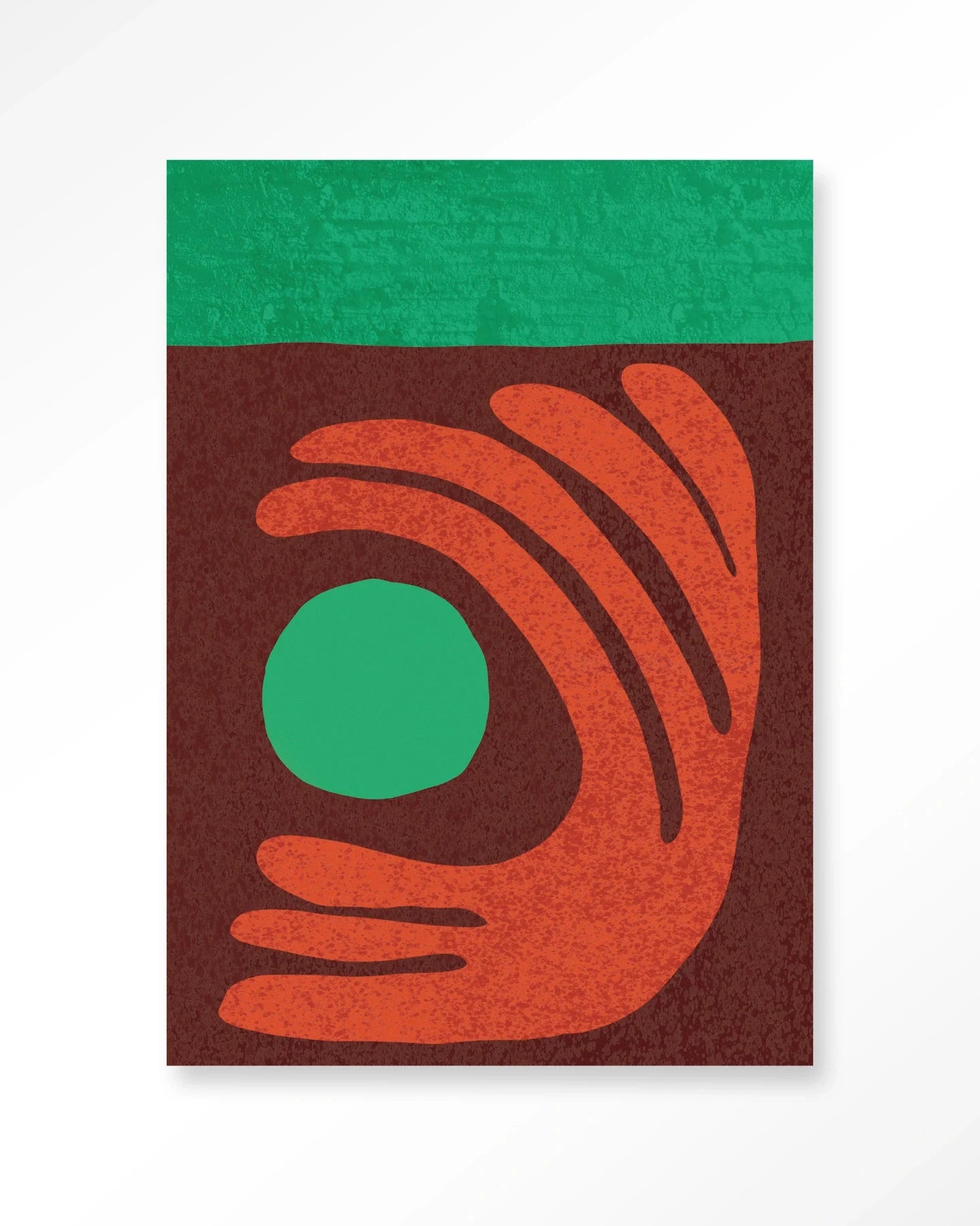 Elements Green - Moderne Wanddecoratie | Artprint, Glass Art & Wandkleed by Urban Cotton