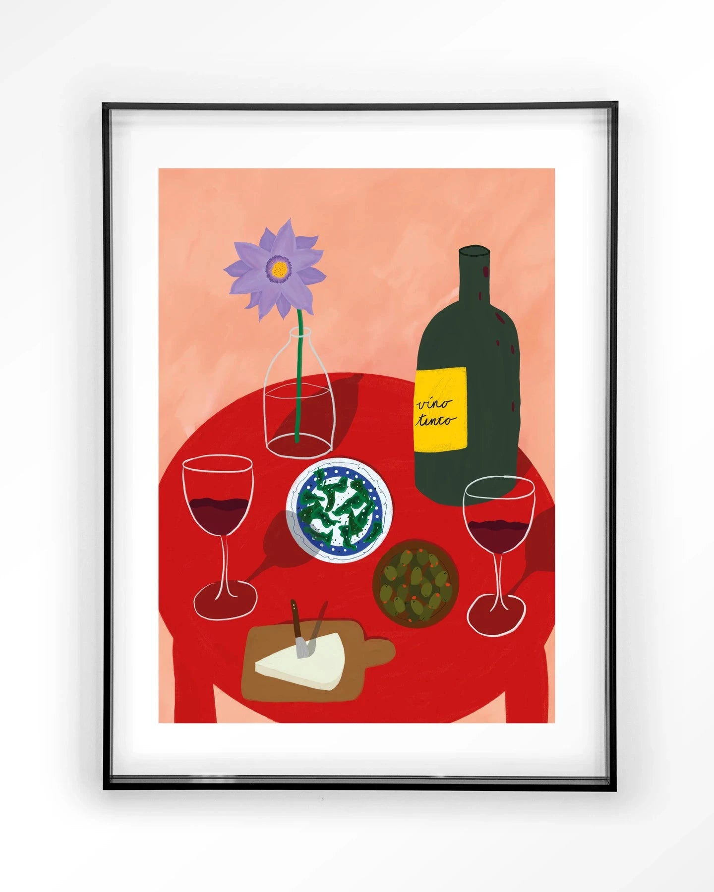 Tinto Evening - Moderne Wanddecoratie | Artprint, Glass Art & Wandkleed by Urban Cotton