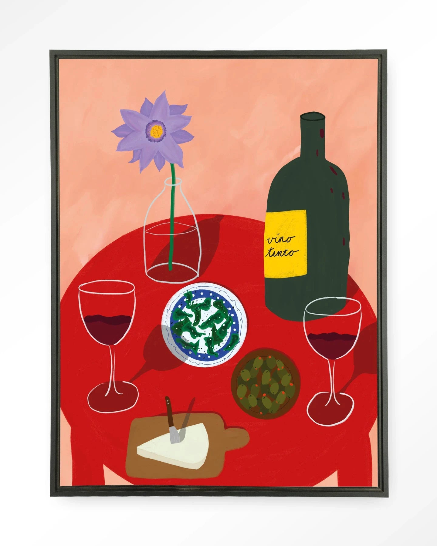 Tinto Evening - Moderne Wanddecoratie | Artprint, Glass Art & Wandkleed by Urban Cotton