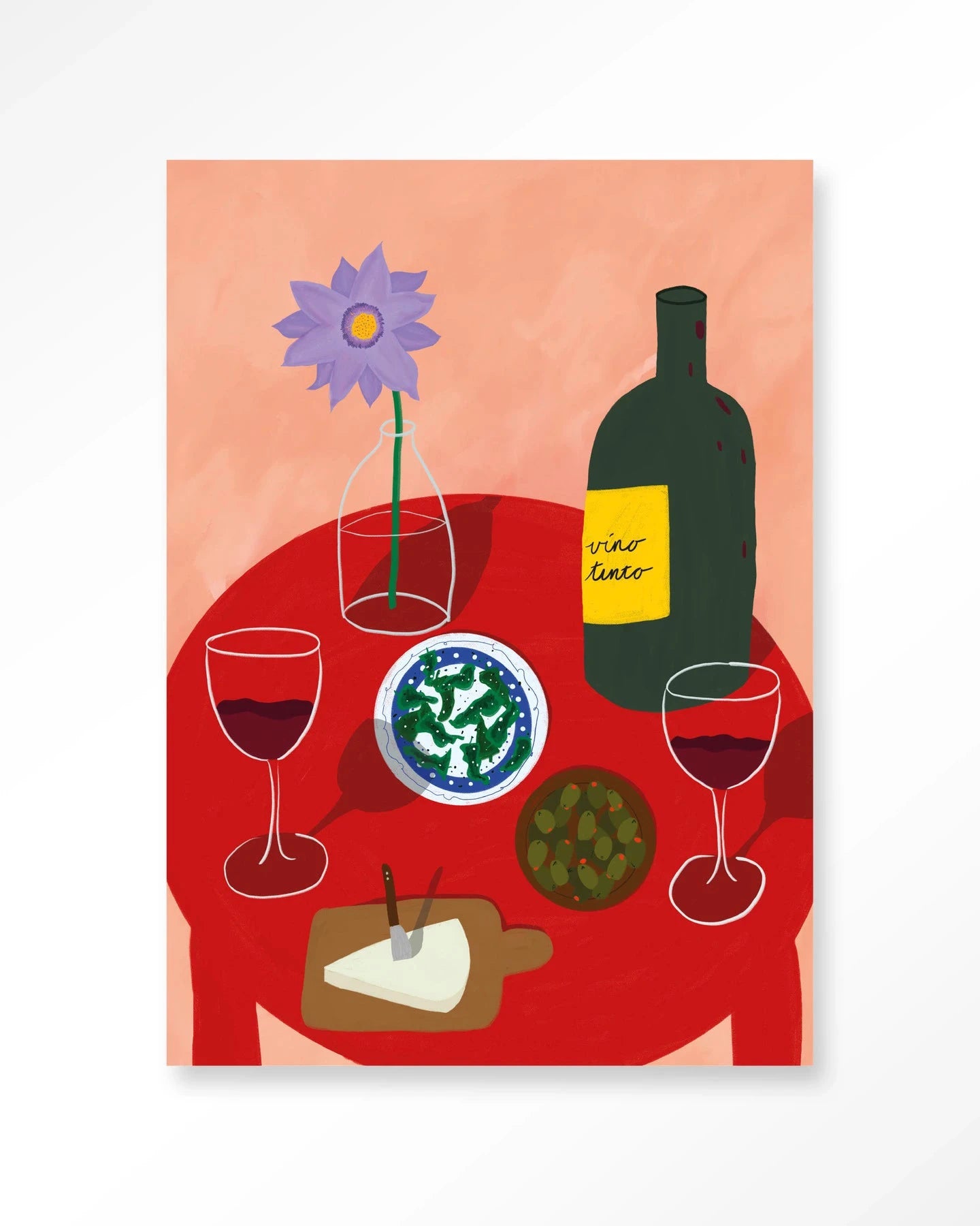 Tinto Evening - Moderne Wanddecoratie | Artprint, Glass Art & Wandkleed by Urban Cotton