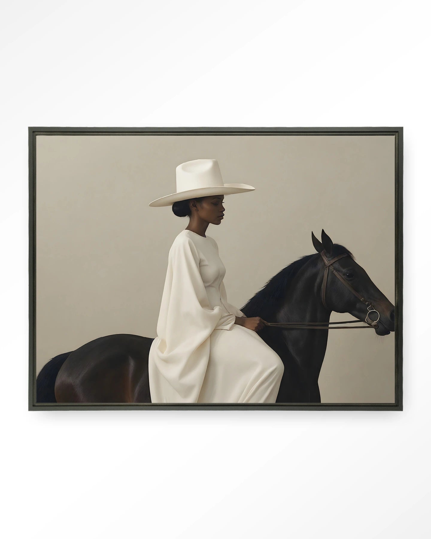 Beige Rider - Moderne Wanddecoratie | Artprint, Glass Art & Wandkleed by Urban Cotton