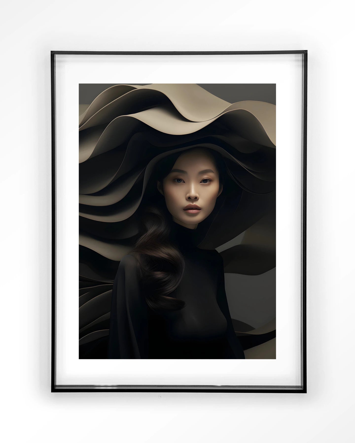 Dark Flow - Moderne Wanddecoratie | Artprint, Glass Art & Wandkleed by Urban Cotton