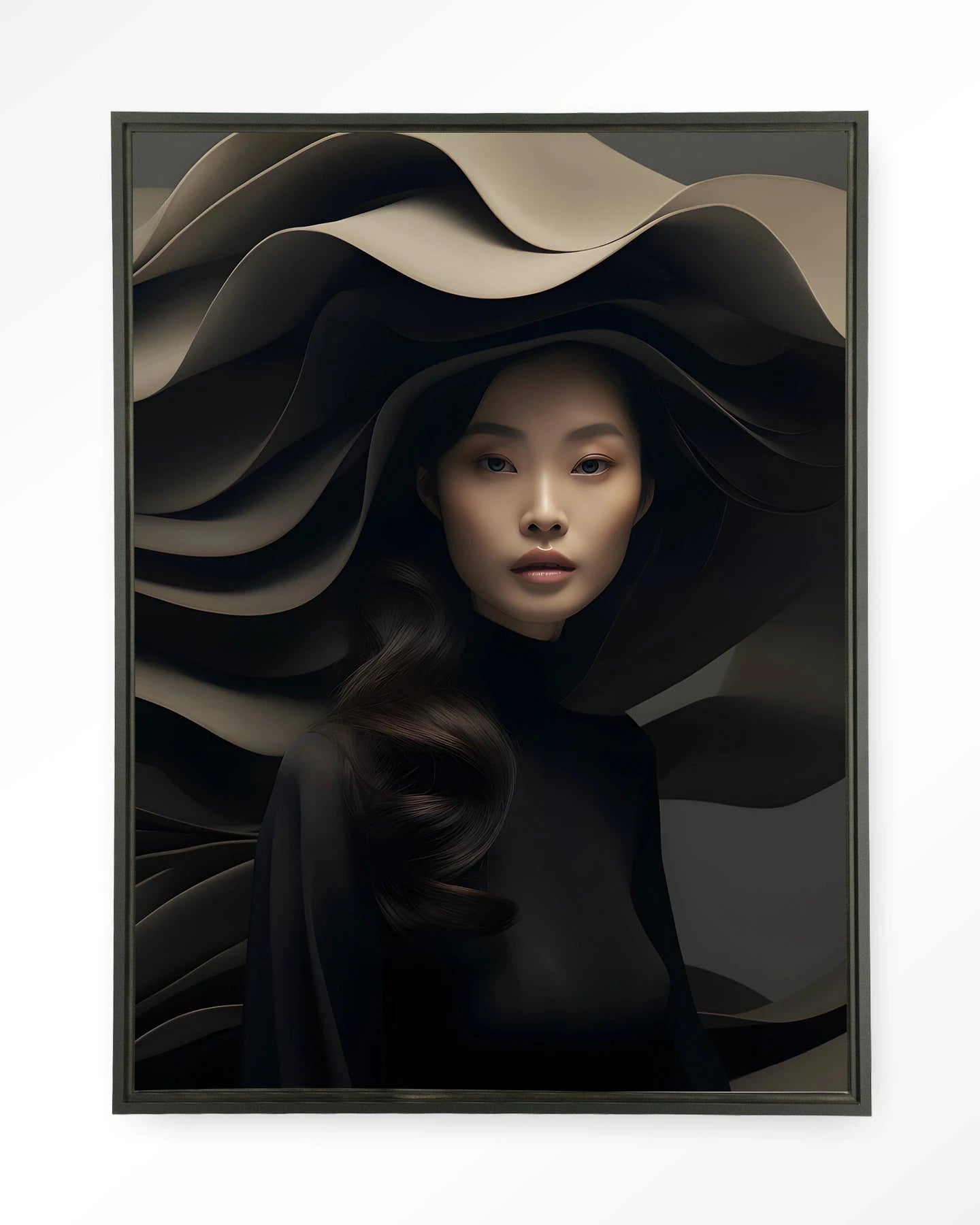 Dark Flow - Moderne Wanddecoratie | Artprint, Glass Art & Wandkleed by Urban Cotton