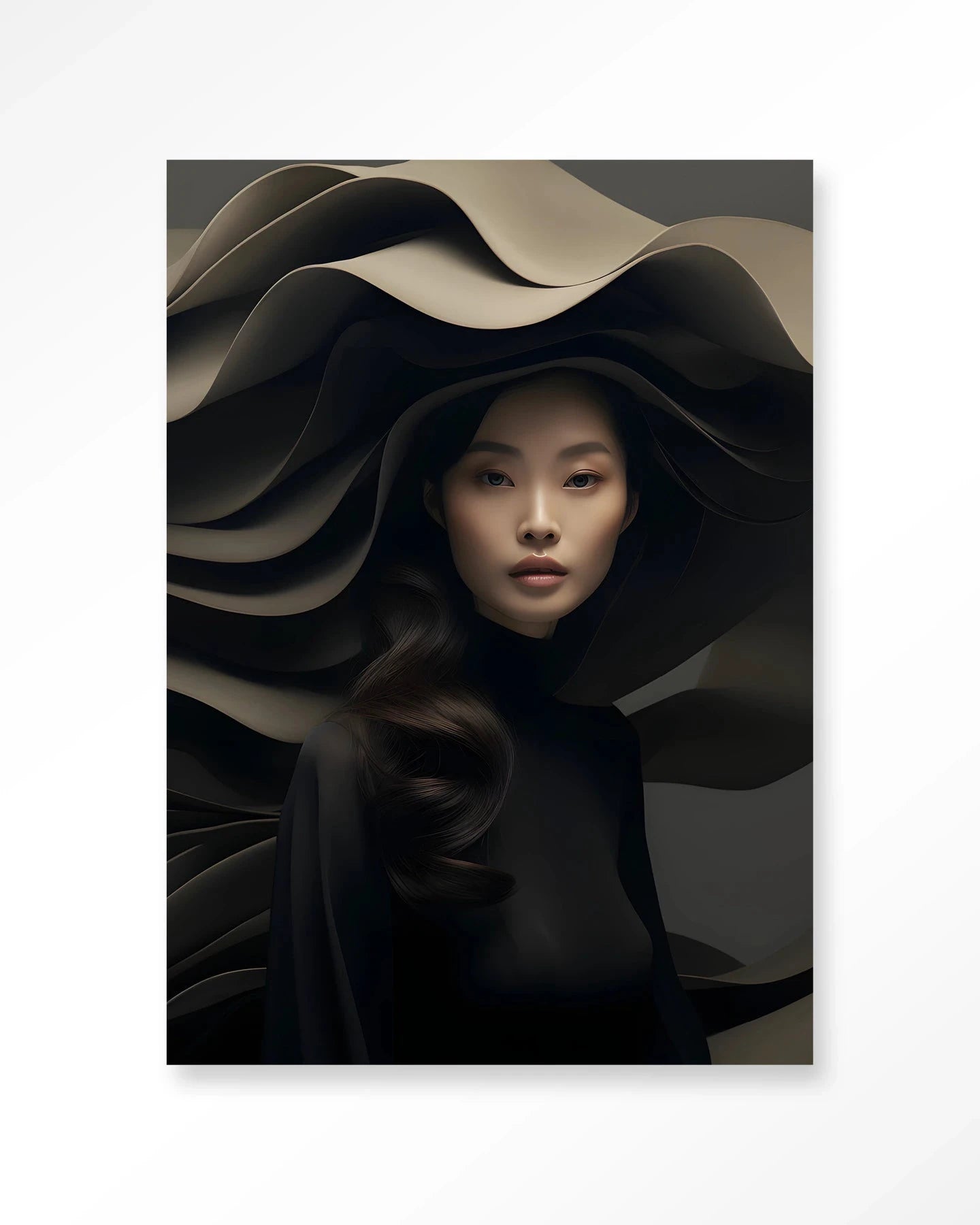 Dark Flow - Moderne Wanddecoratie | Artprint, Glass Art & Wandkleed by Urban Cotton