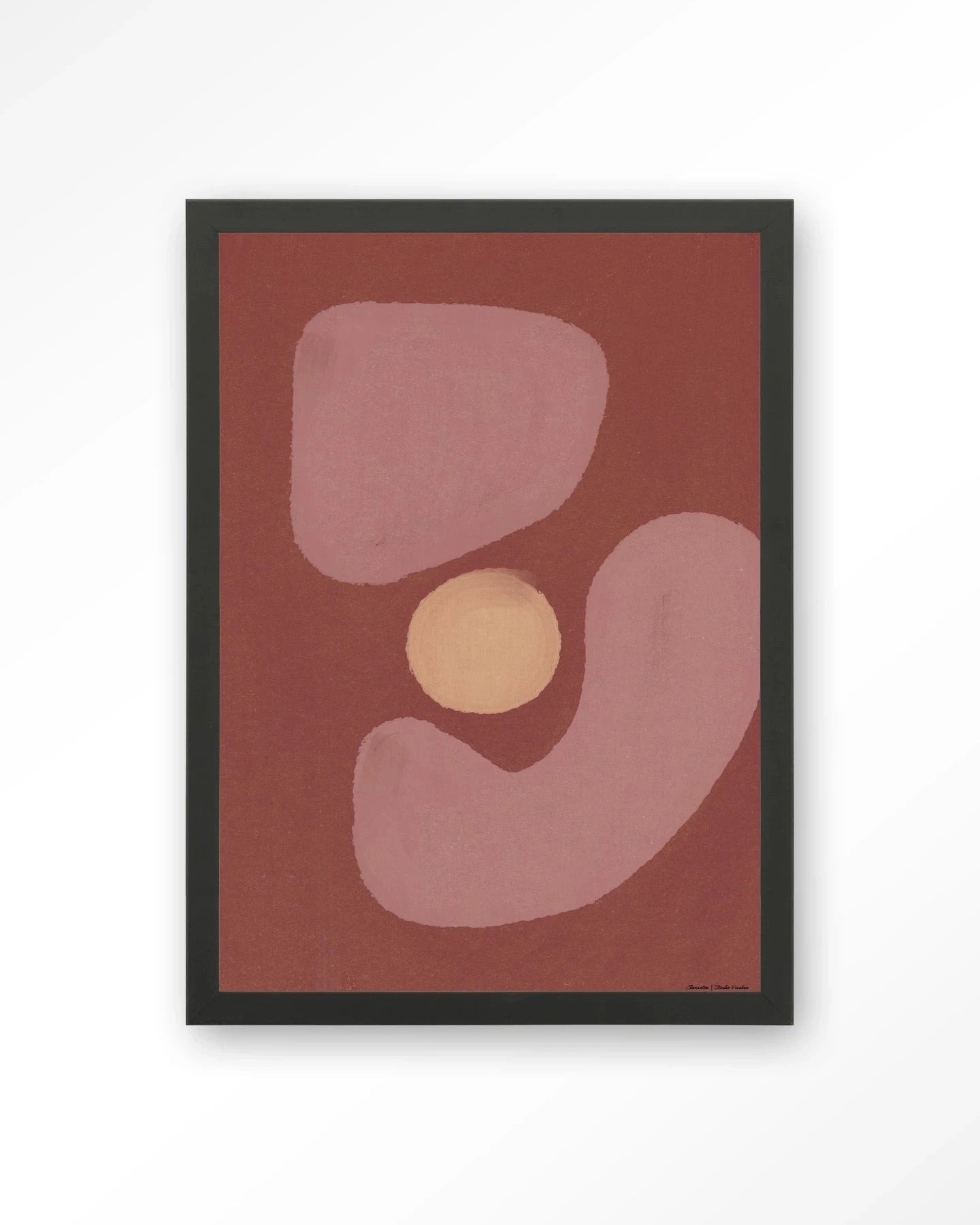 Elementa Morado 2 - Moderne Wanddecoratie | Artprint, Glass Art, Wandkleed by Urban Cotton
