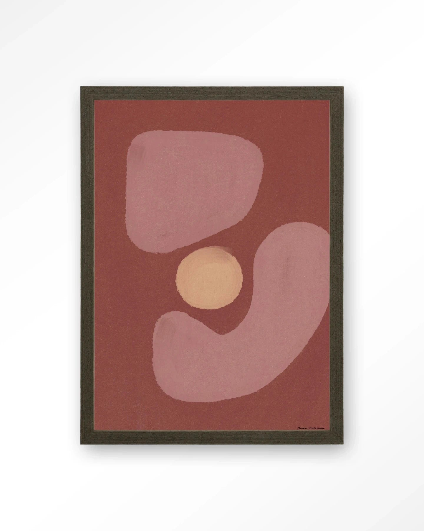Elementa Morado 2 - Moderne Wanddecoratie | Artprint, Glass Art, Wandkleed by Urban Cotton
