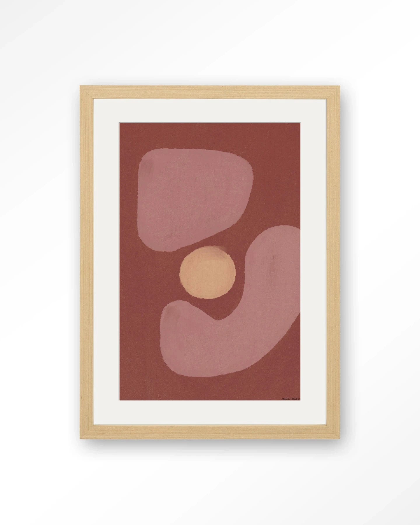 Elementa Morado 2 - Moderne Wanddecoratie | Artprint, Glass Art, Wandkleed by Urban Cotton