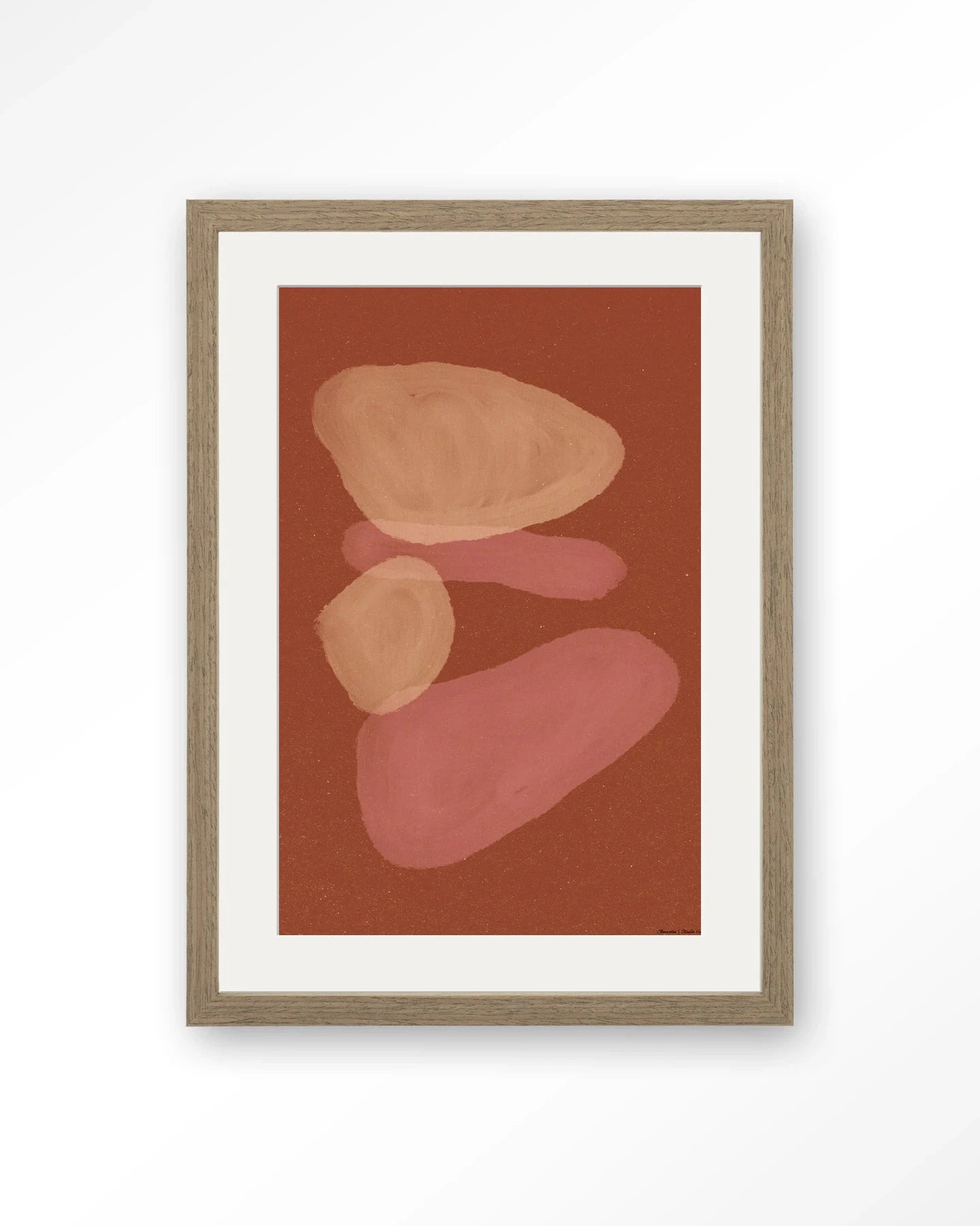 Elementa Rossa 1 - Moderne Wanddecoratie | Artprint, Glass Art, Wandkleed by Urban Cotton