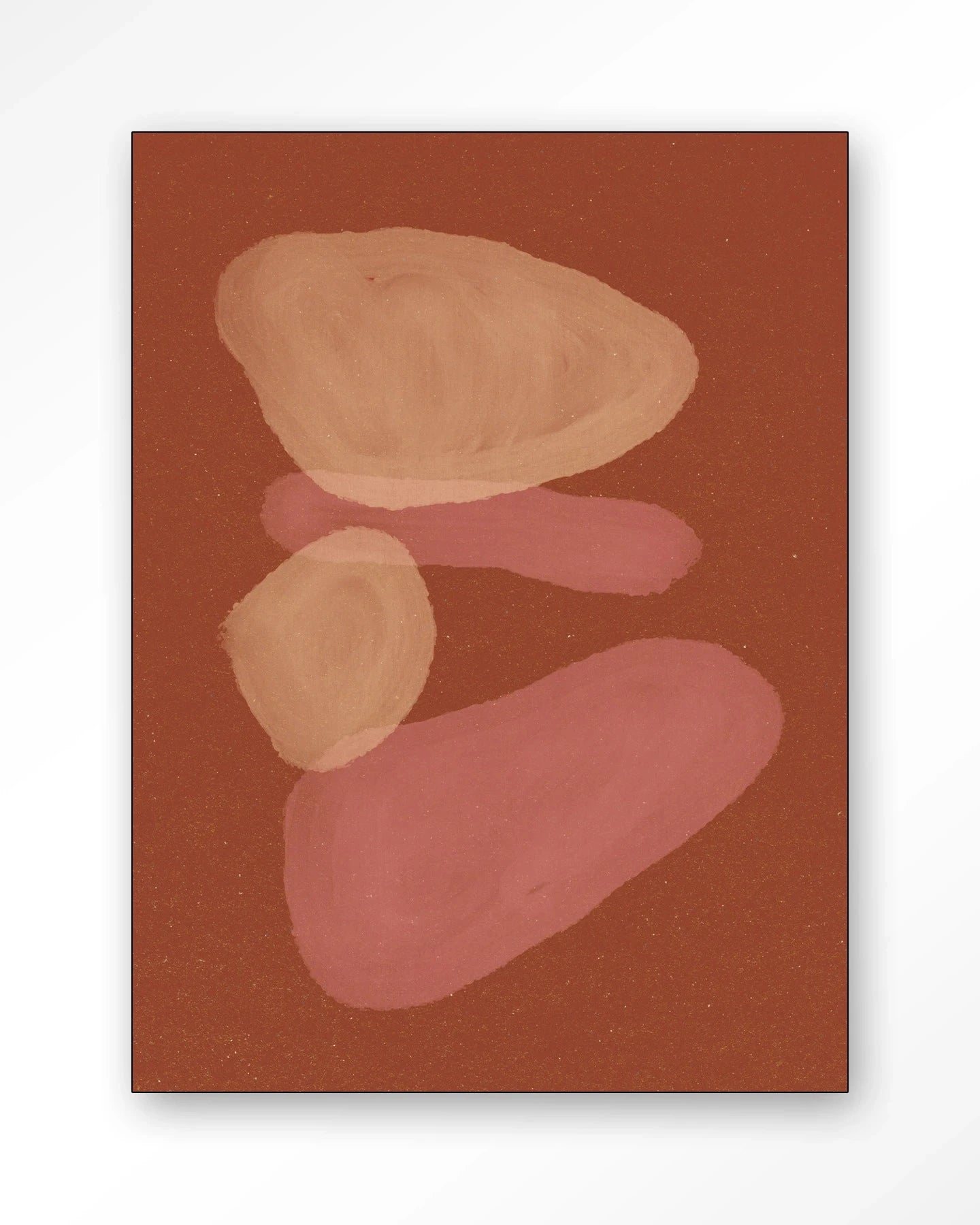Elementa Rossa 1 - Moderne Wanddecoratie | Artprint, Glass Art, Wandkleed by Urban Cotton
