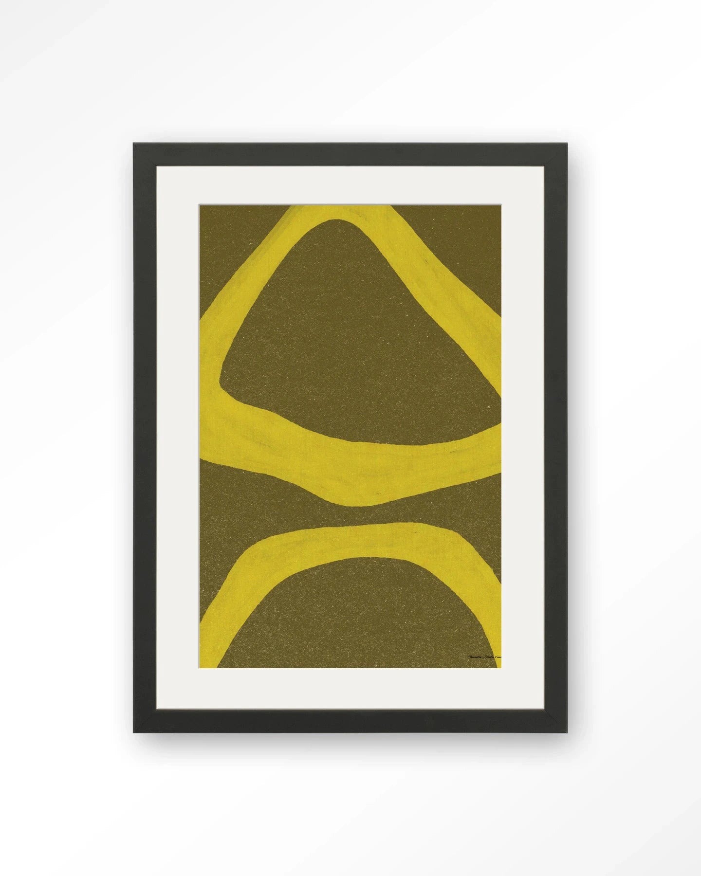 Elementa Verde 1 - Moderne Wanddecoratie | Artprint, Glass Art, Wandkleed by Urban Cotton
