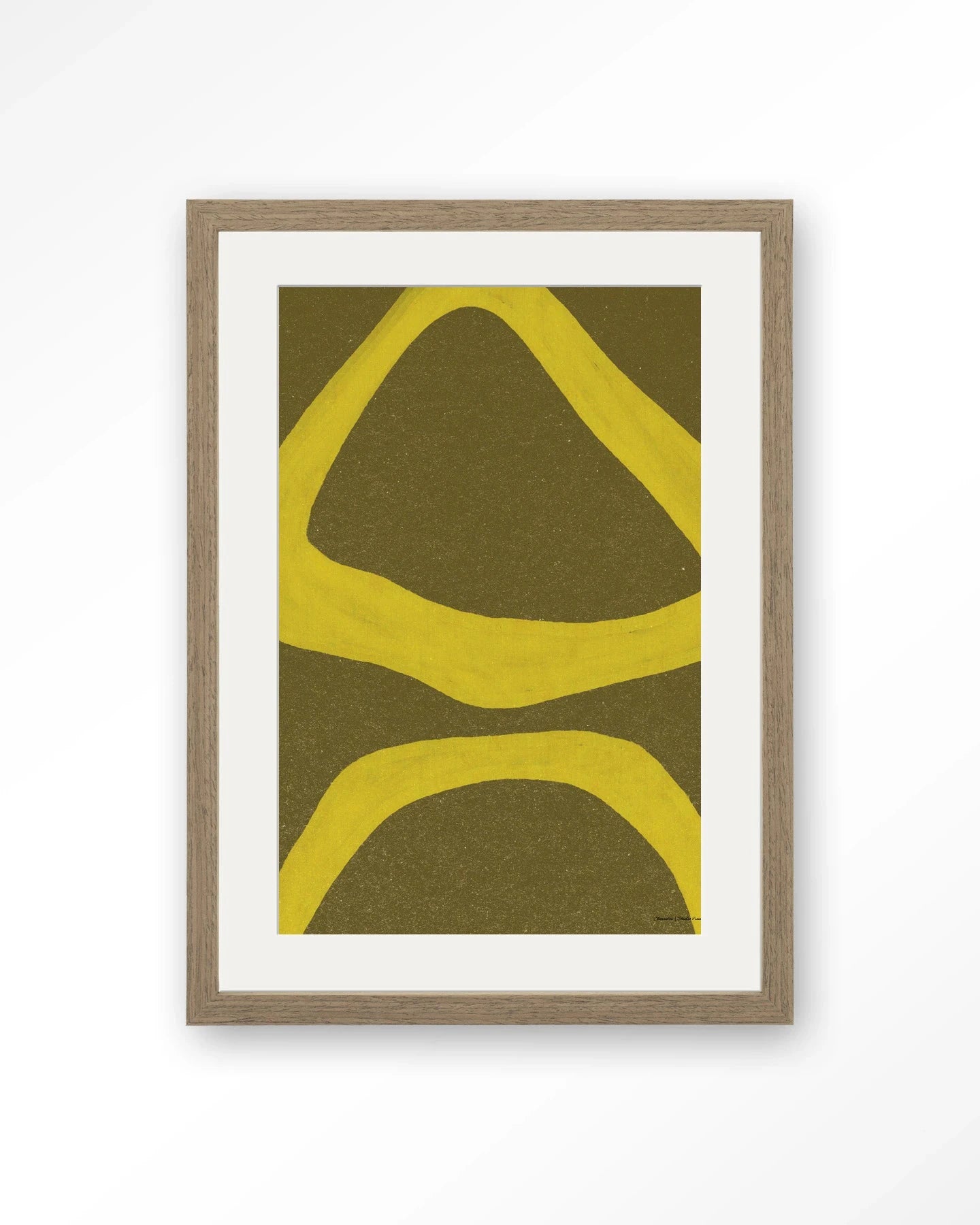 Elementa Verde 1 - Moderne Wanddecoratie | Artprint, Glass Art, Wandkleed by Urban Cotton