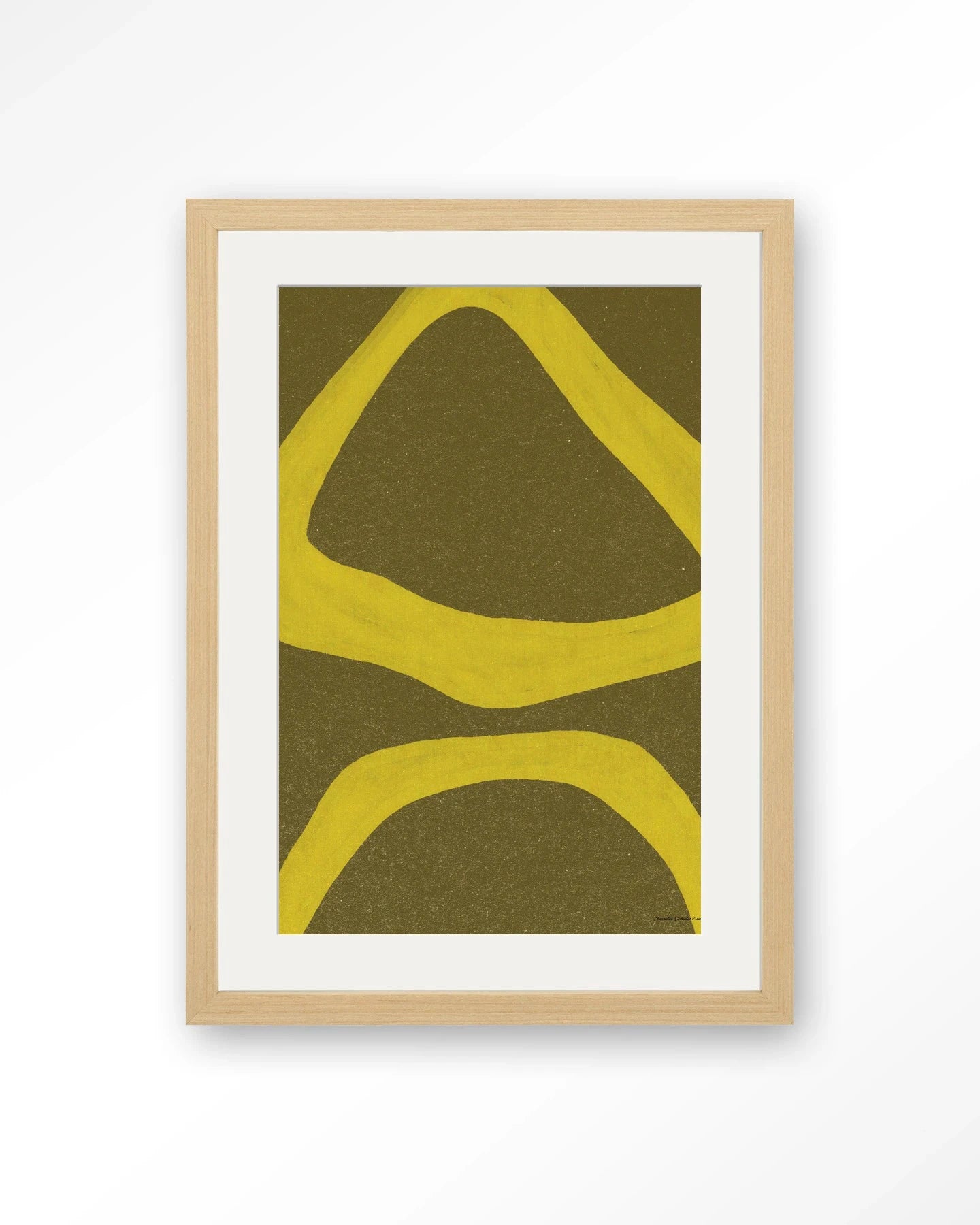 Elementa Verde 1 - Moderne Wanddecoratie | Artprint, Glass Art, Wandkleed by Urban Cotton