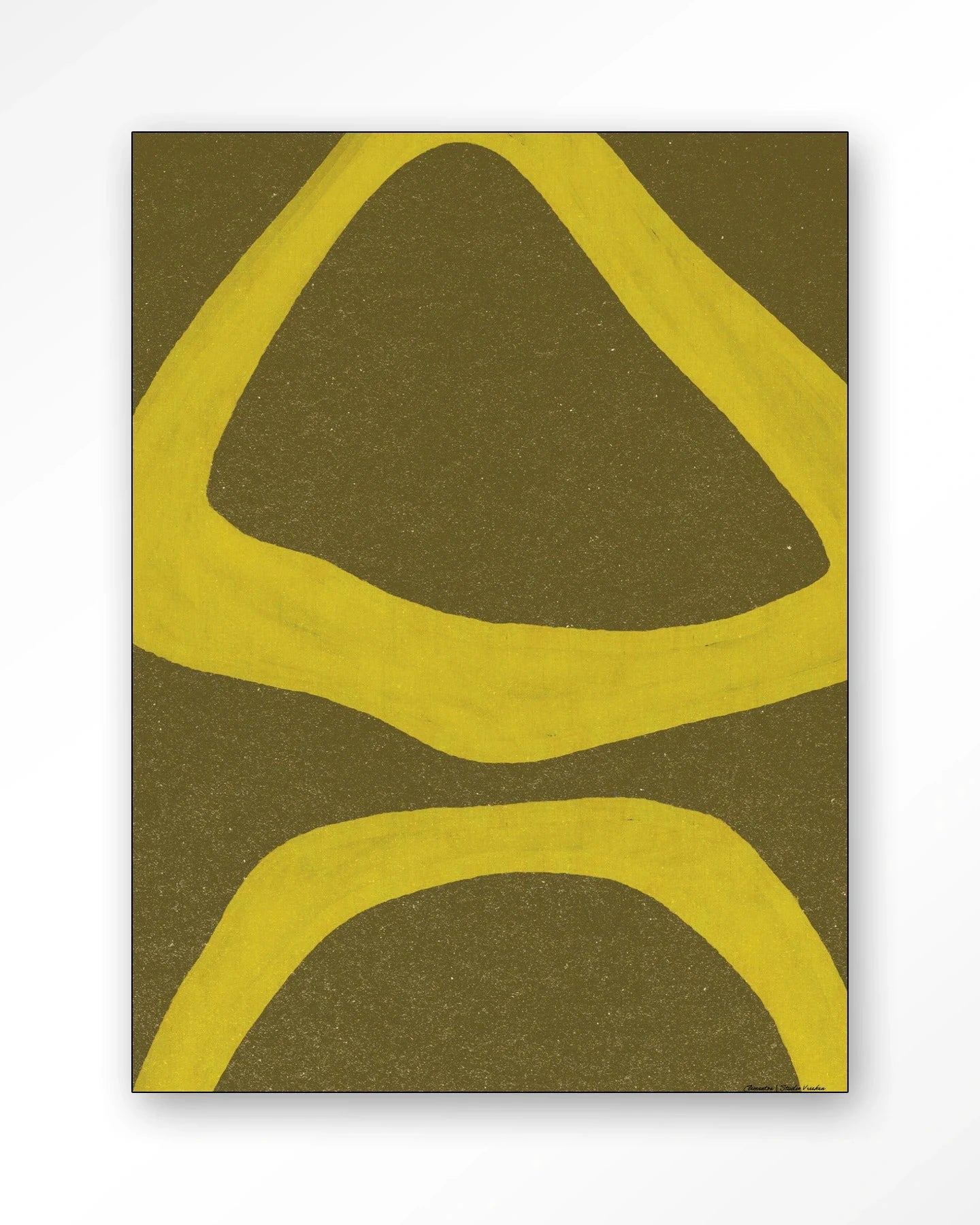 Elementa Verde 1 - Moderne Wanddecoratie | Artprint, Glass Art, Wandkleed by Urban Cotton