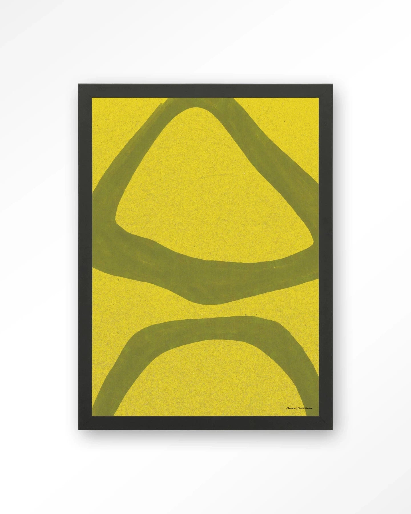 Elementa Verde 2 - Moderne Wanddecoratie | Artprint, Glass Art, Wandkleed by Urban Cotton