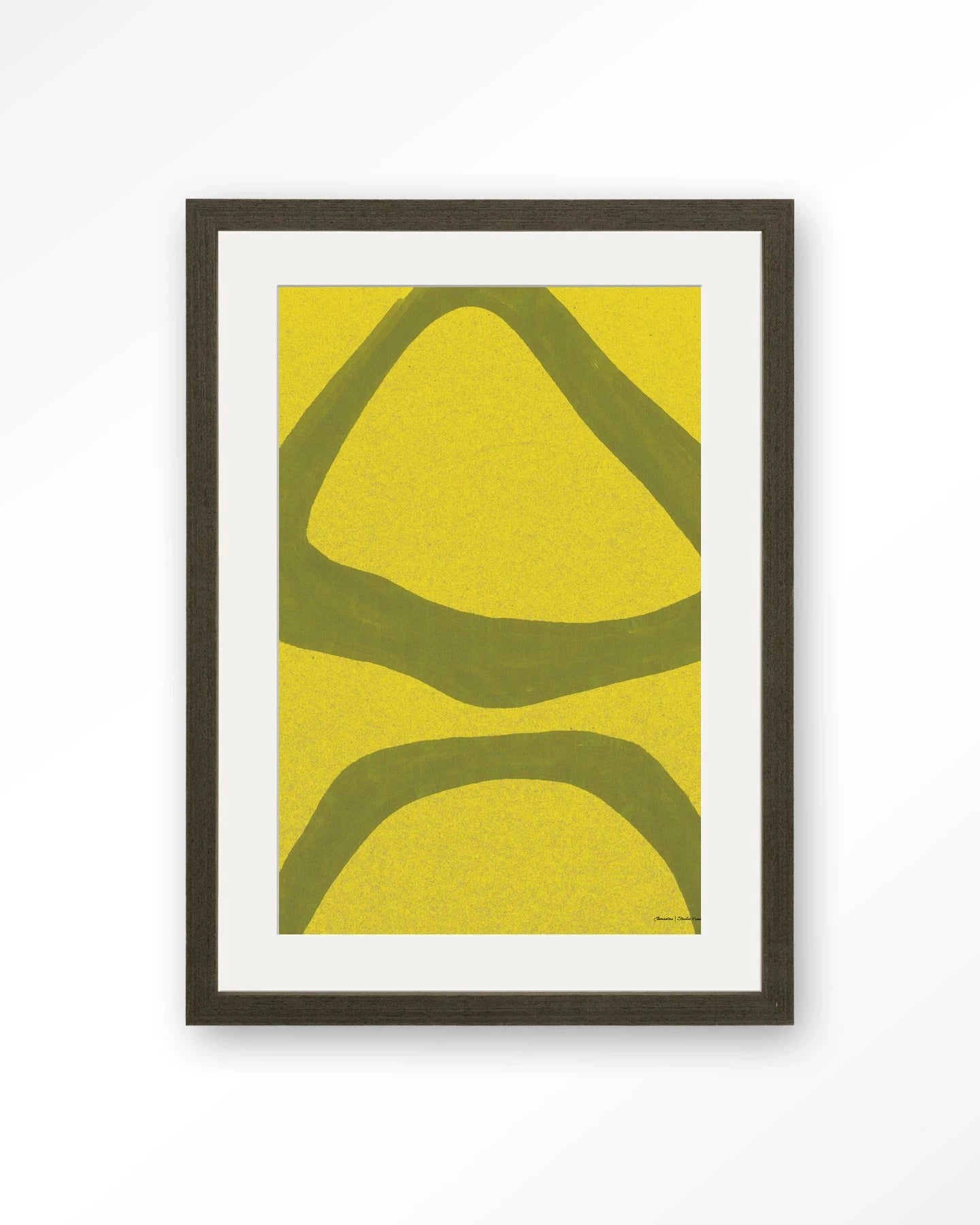 Elementa Verde 2 - Moderne Wanddecoratie | Artprint, Glass Art, Wandkleed by Urban Cotton