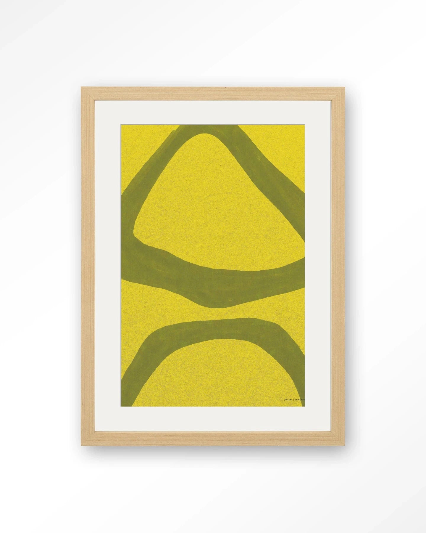 Elementa Verde 2 - Moderne Wanddecoratie | Artprint, Glass Art, Wandkleed by Urban Cotton