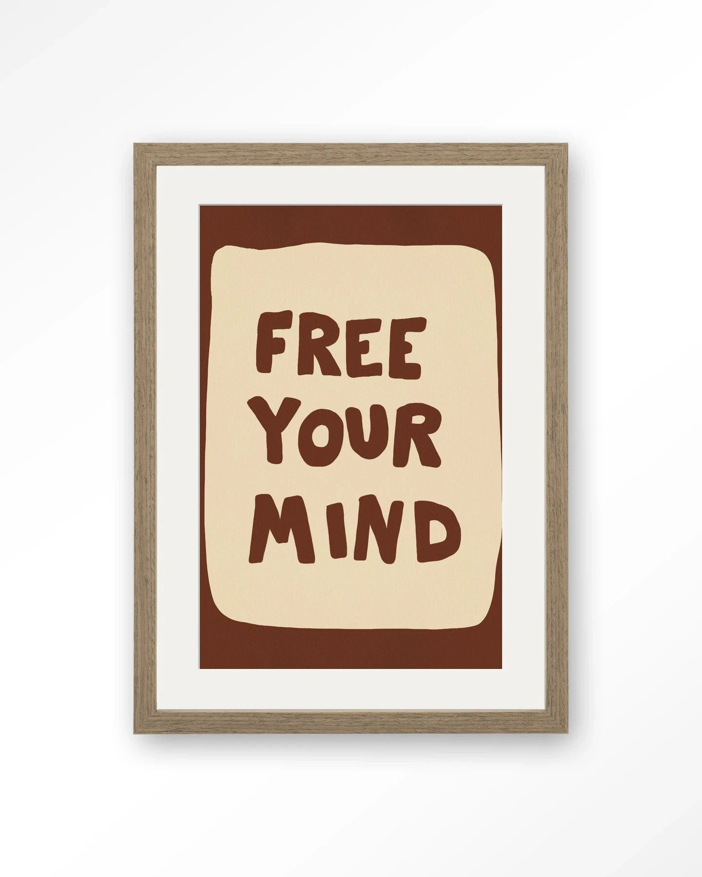 Free Your Mind - Moderne Wanddecoratie | Artprint, Glass Art, Wandkleed by Urban Cotton
