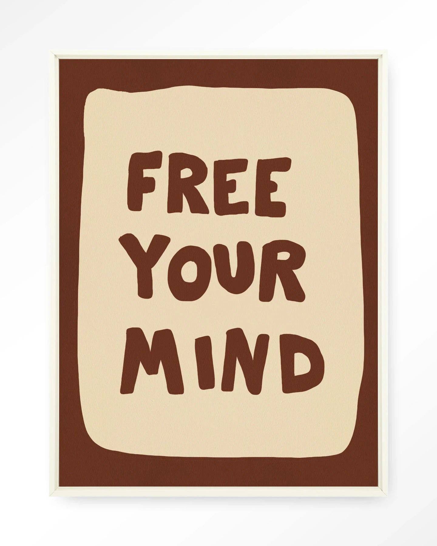 Free Your Mind - Moderne Wanddecoratie | Artprint, Glass Art, Wandkleed by Urban Cotton