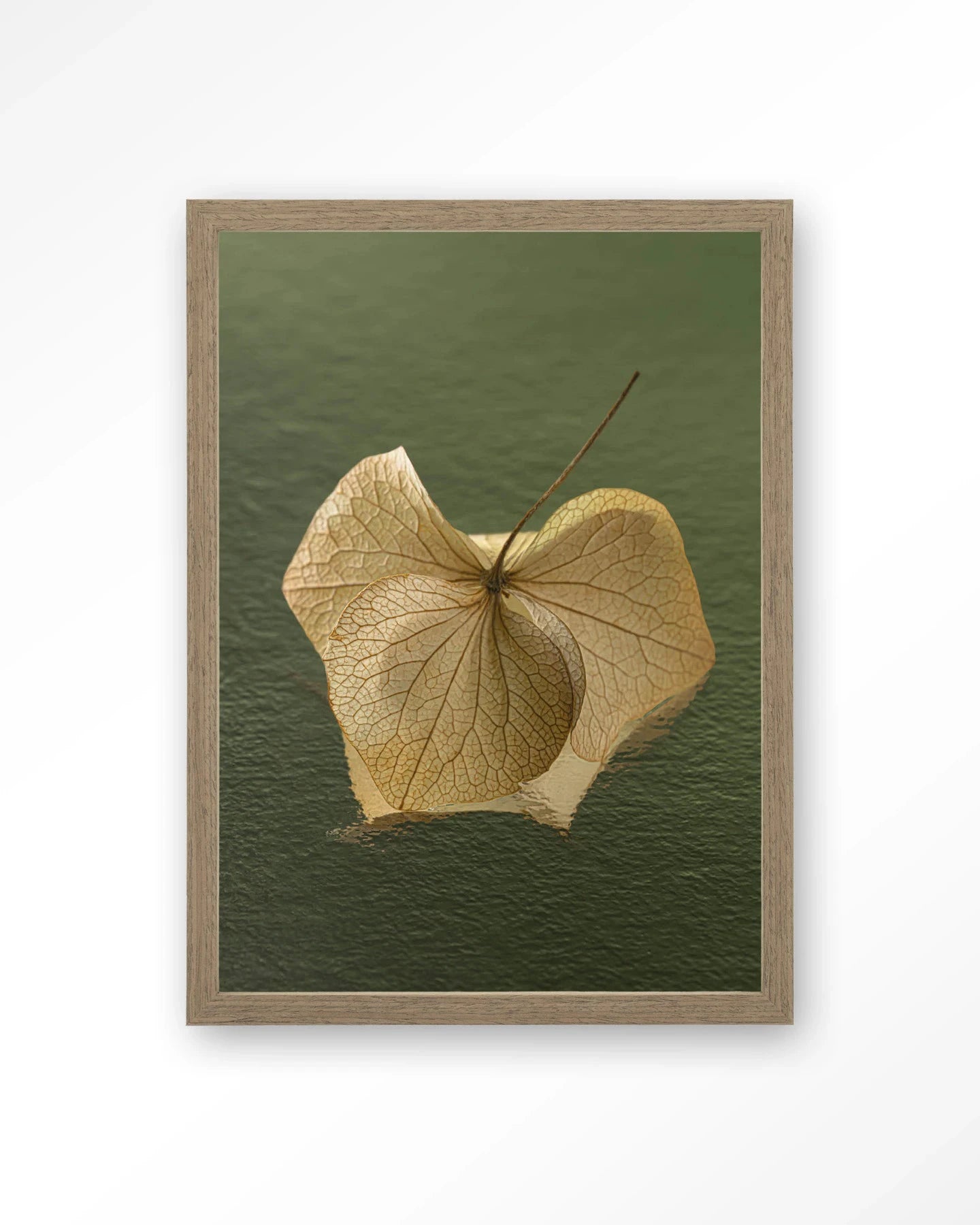 Leaf Me: In The Green - Moderne Wanddecoratie | Artprint, Glass Art, Wandkleed by Urban Cotton