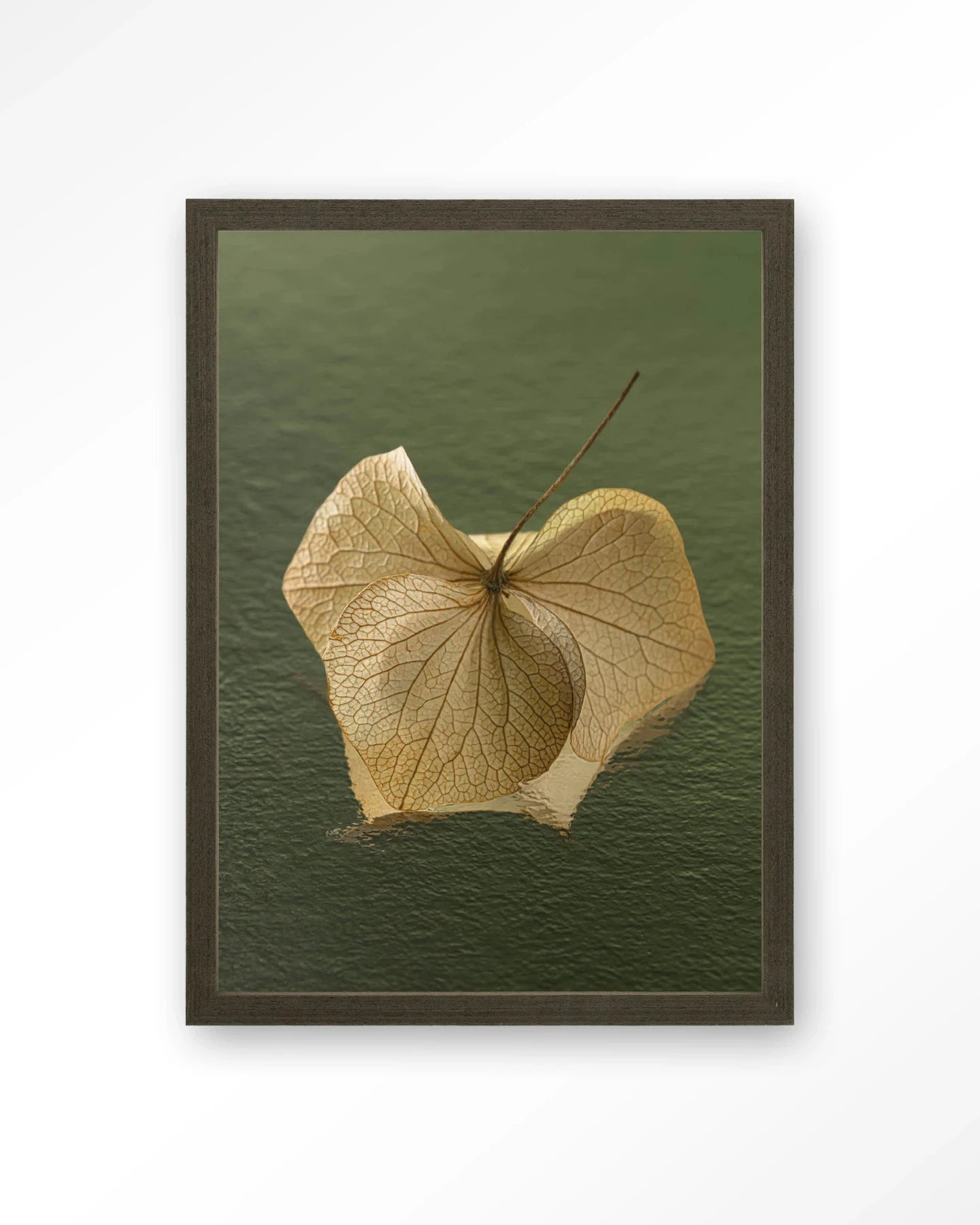 Leaf Me: In The Green - Moderne Wanddecoratie | Artprint, Glass Art, Wandkleed by Urban Cotton