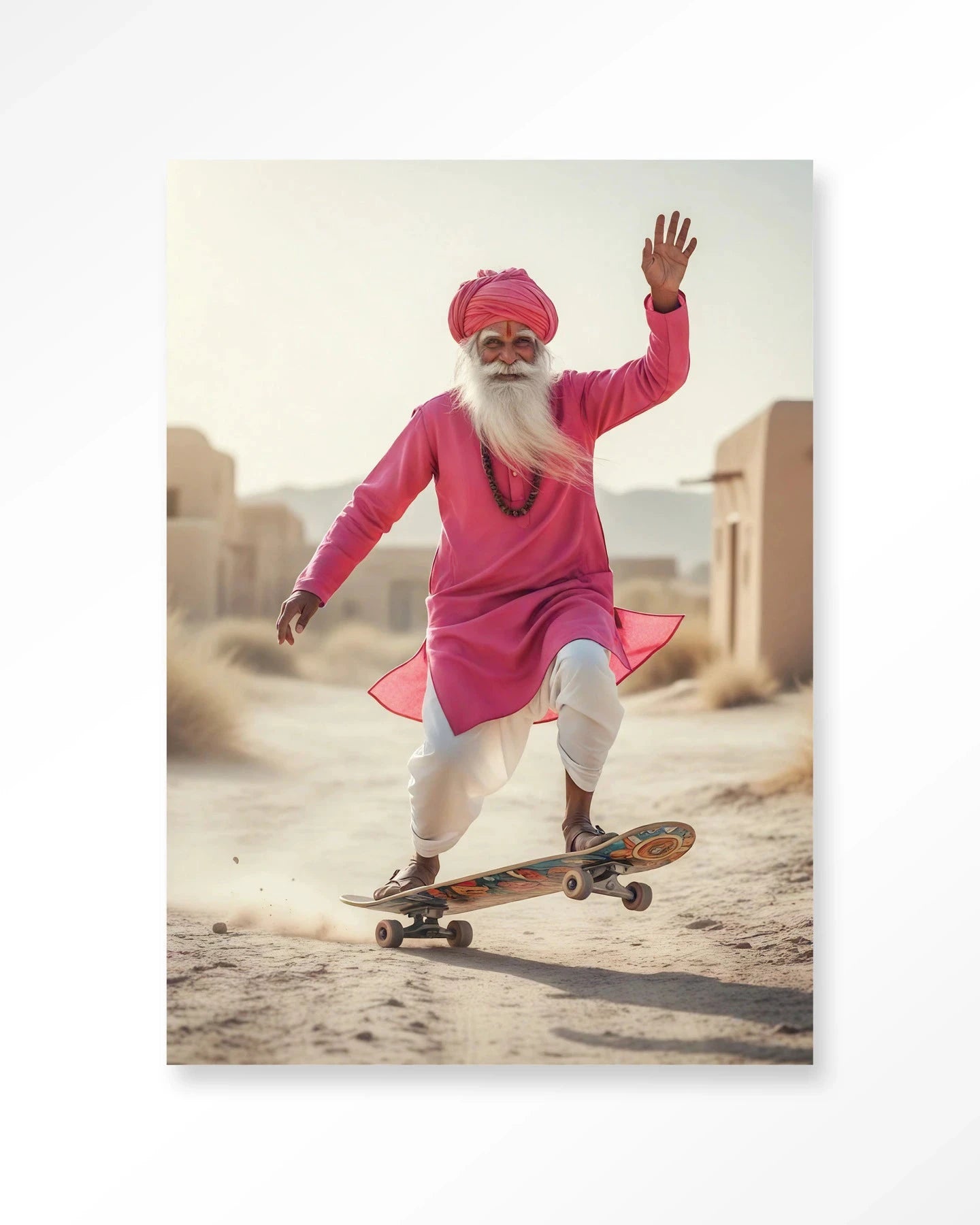 Skating Glory - Moderne Wanddecoratie | Artprint, Glass Art, Wandkleed by Urban Cotton