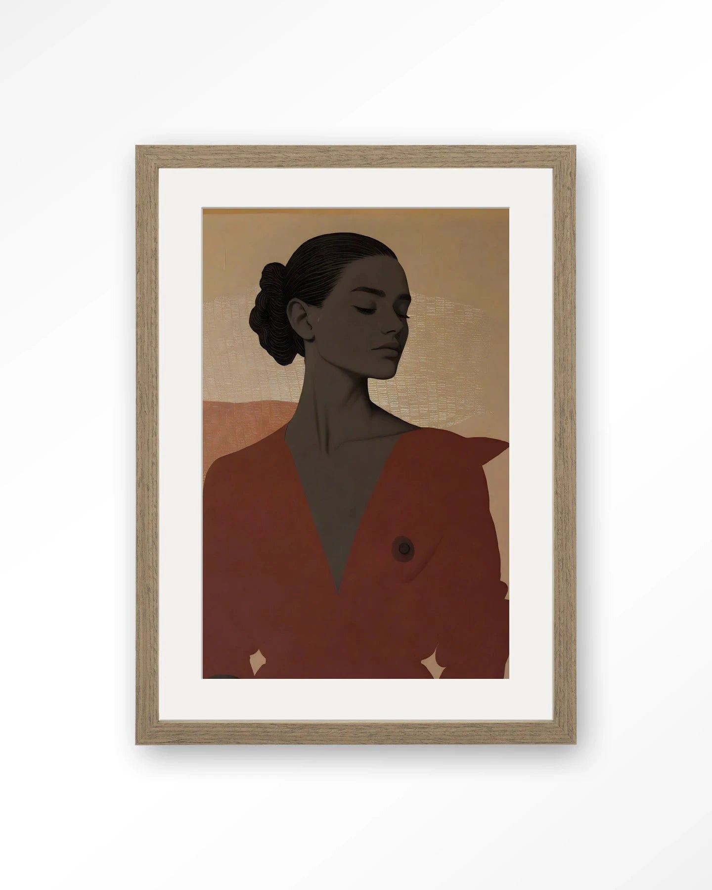 Raisa - Moderne Wanddecoratie | Artprint, Glass Art, Wandkleed by Urban Cotton
