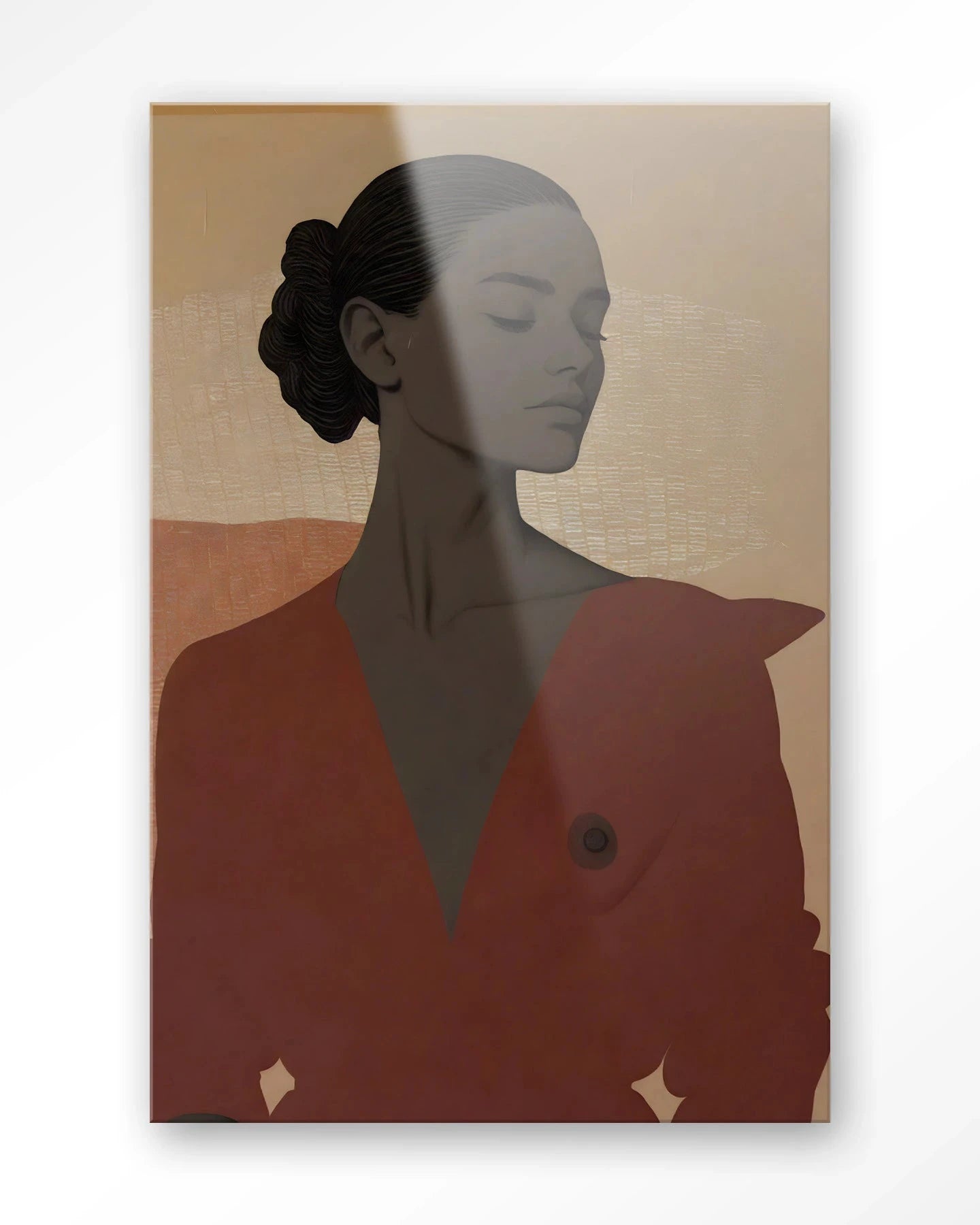 Raisa - Moderne Wanddecoratie | Artprint, Glass Art, Wandkleed by Urban Cotton
