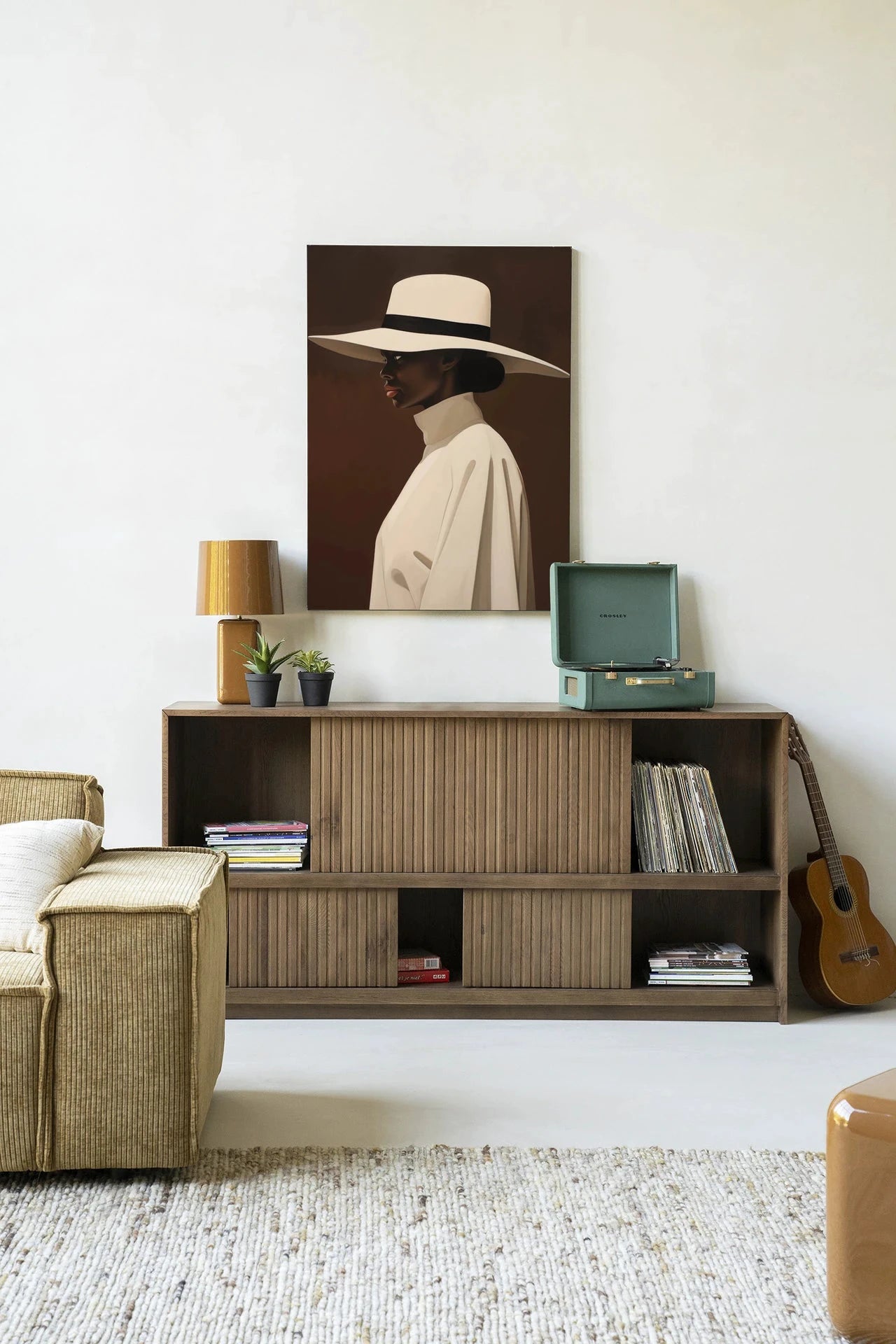 Dolores - Moderne Wanddecoratie | Artprint, Glass Art, Wandkleed by Urban Cotton