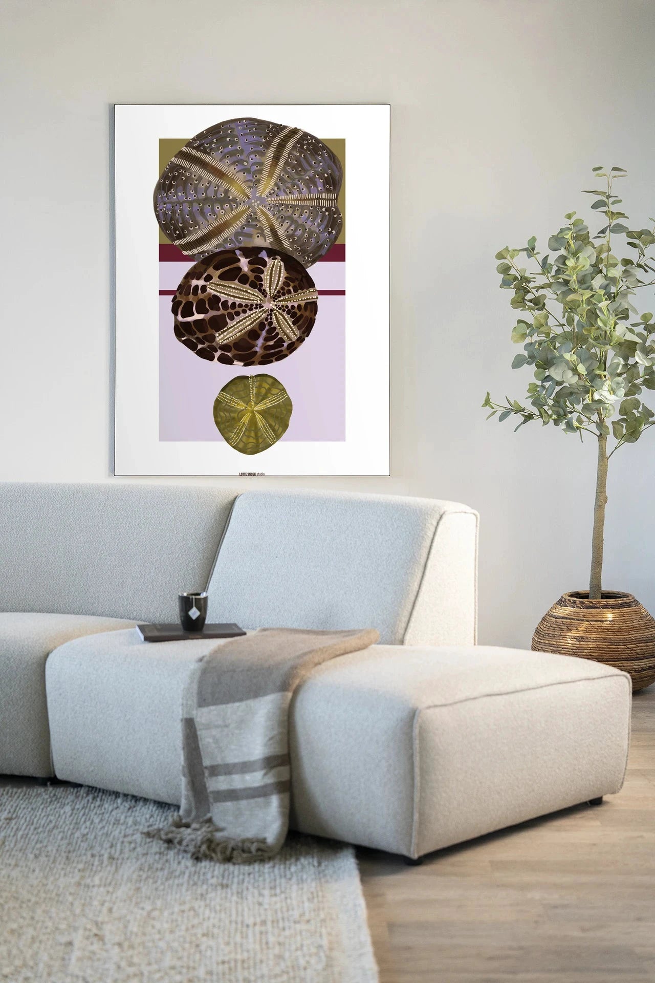 Marinus 1 - Moderne Wanddecoratie | Artprint, Glass Art, Wandkleed by Urban Cotton