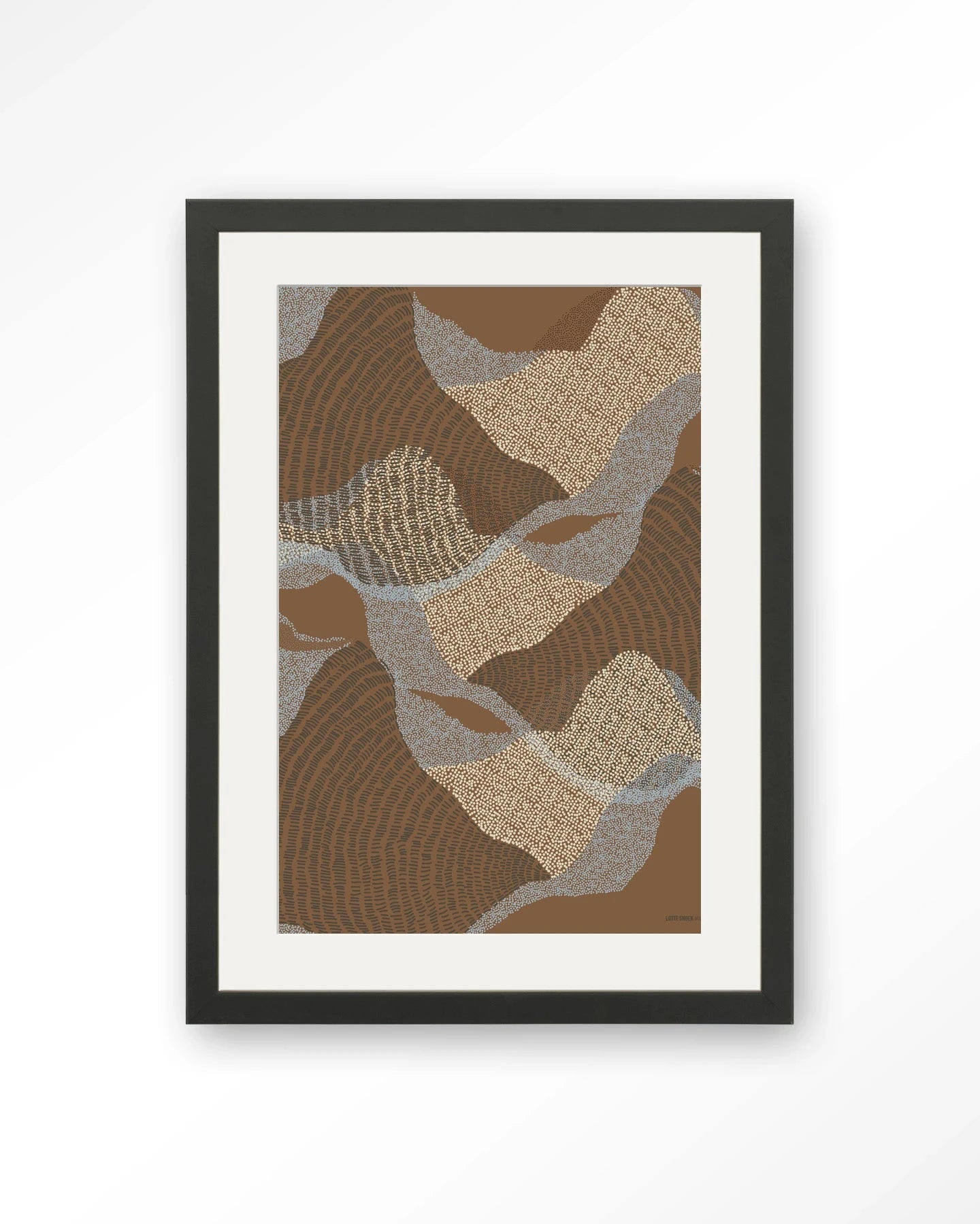 La Ondas 1 - Moderne Wanddecoratie | Artprint, Glass Art, Wandkleed by Urban Cotton