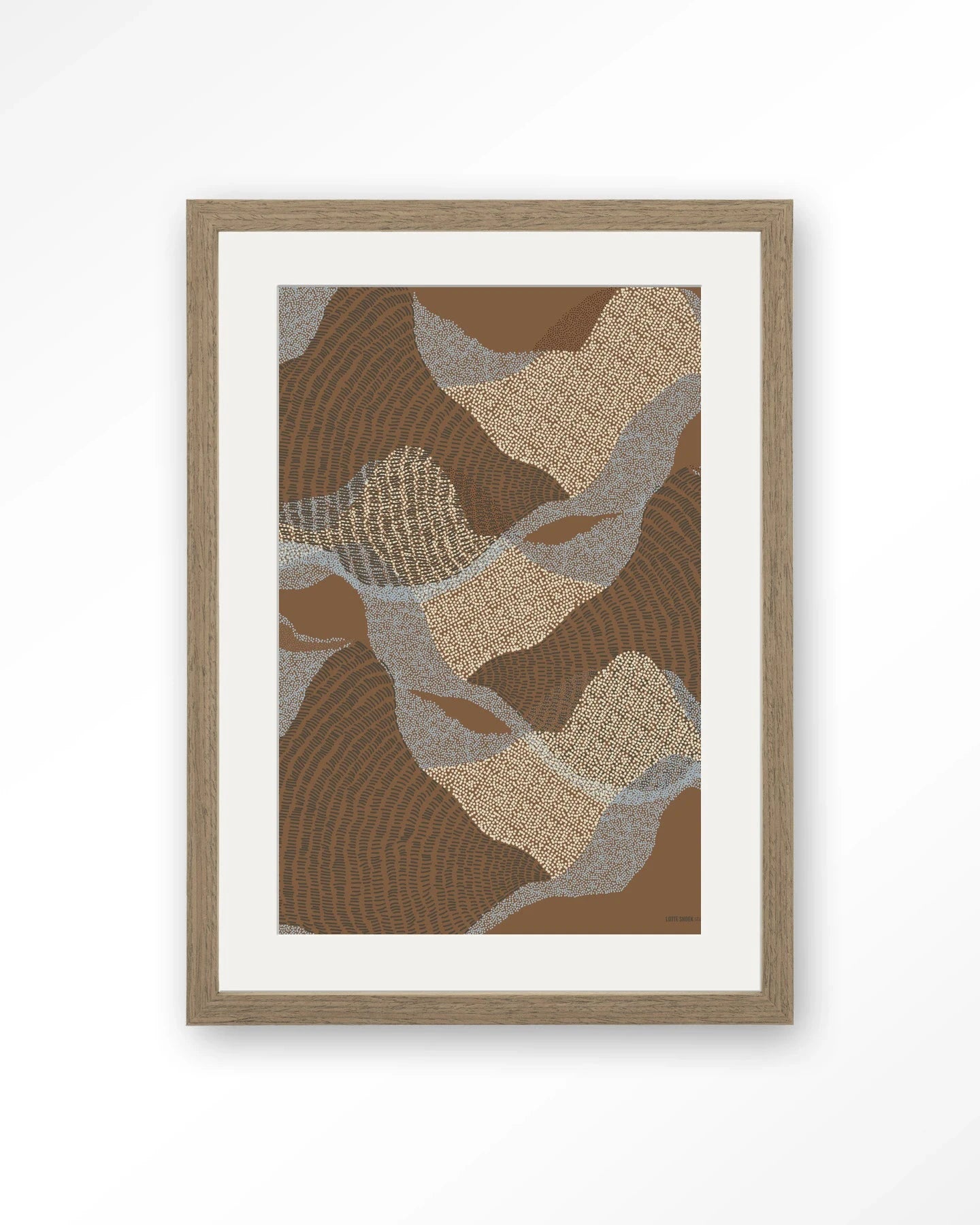 La Ondas 1 - Moderne Wanddecoratie | Artprint, Glass Art, Wandkleed by Urban Cotton