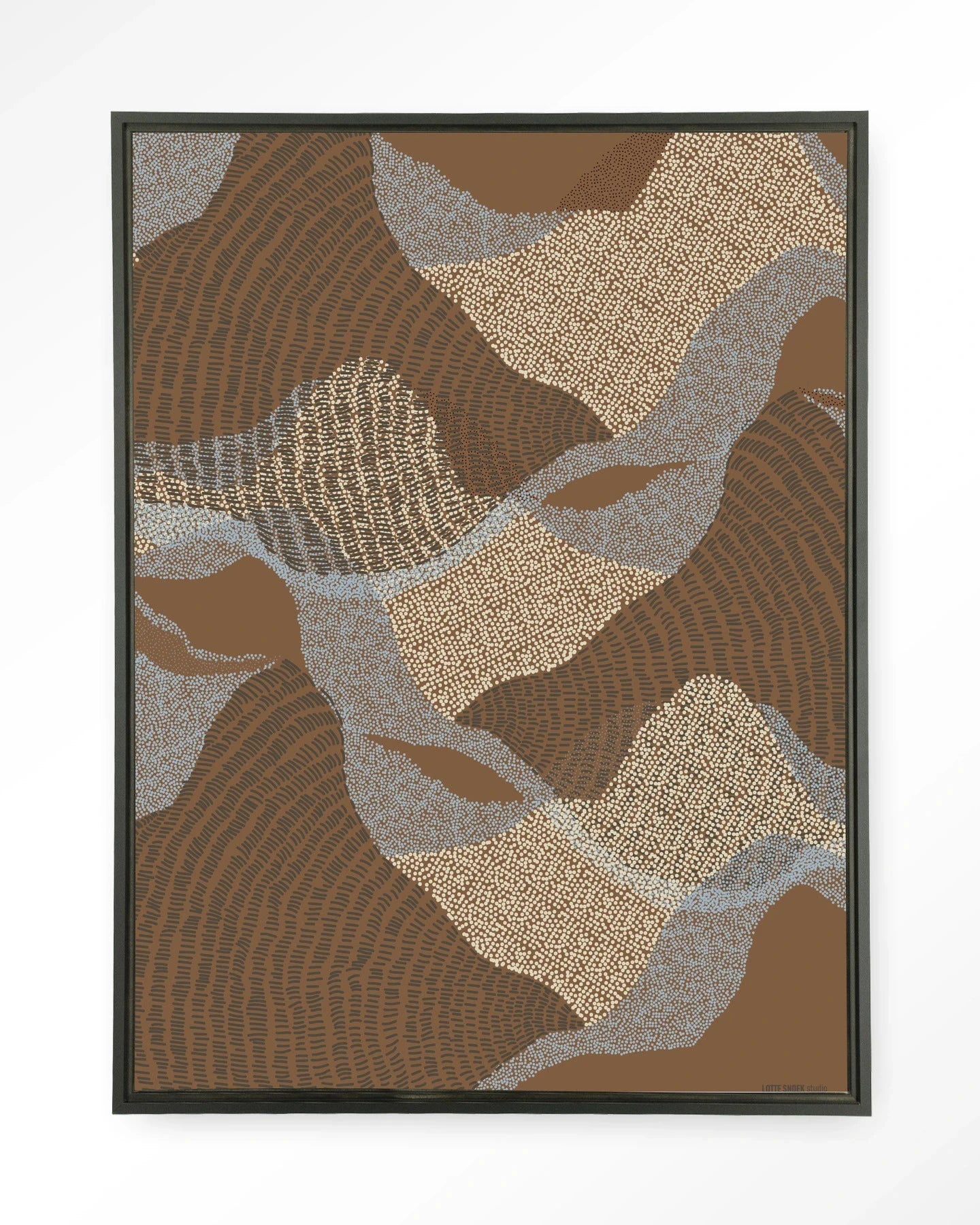 La Ondas 1 - Moderne Wanddecoratie | Artprint, Glass Art, Wandkleed by Urban Cotton