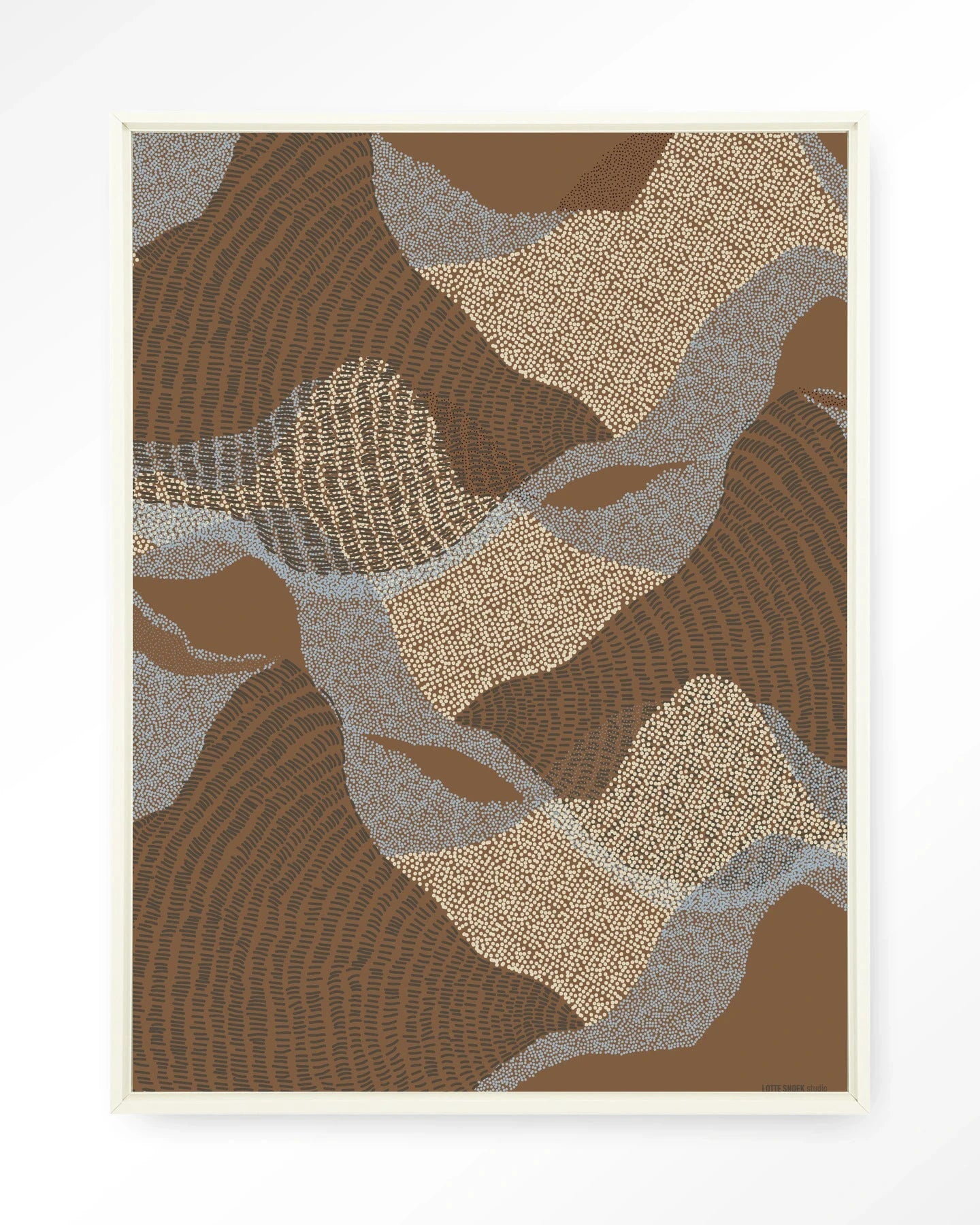 La Ondas 1 - Moderne Wanddecoratie | Artprint, Glass Art, Wandkleed by Urban Cotton