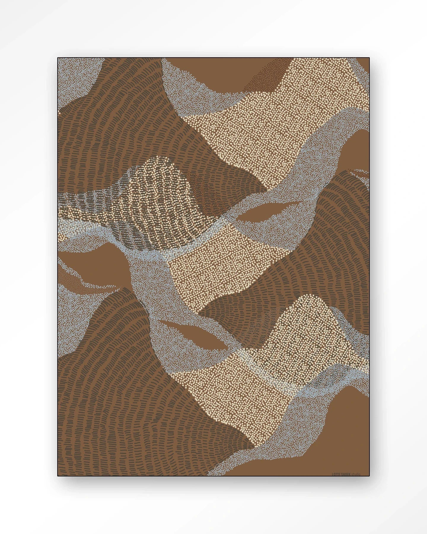 La Ondas 1 - Moderne Wanddecoratie | Artprint, Glass Art, Wandkleed by Urban Cotton