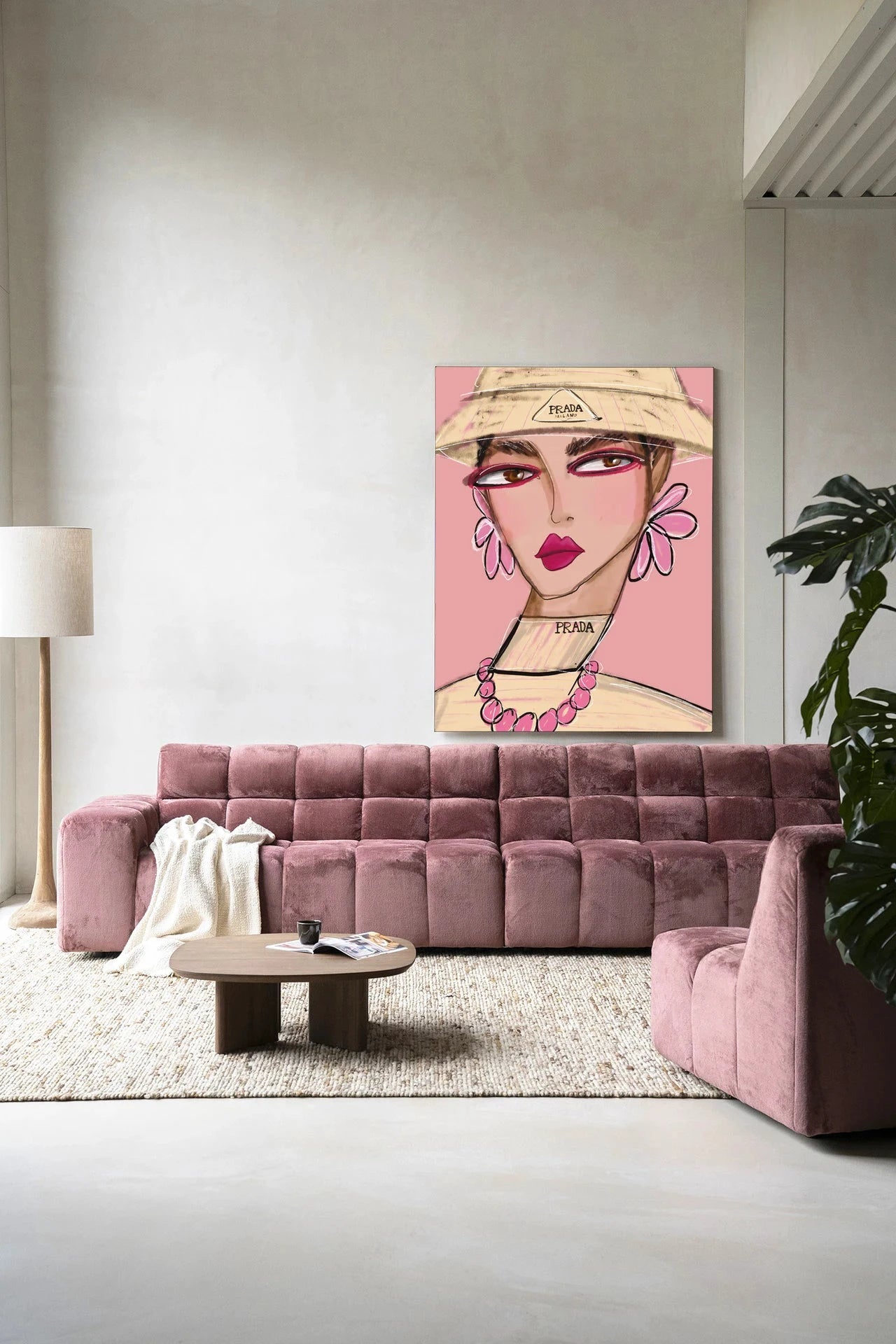 She Wears Prada - Moderne Wanddecoratie | Artprint, Glass Art, Wandkleed by Urban Cotton