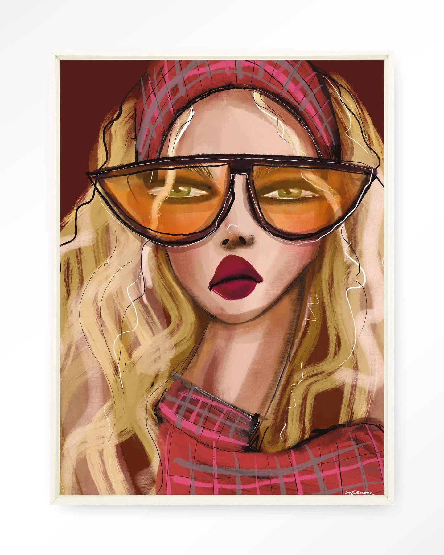 I'm a 90s girl - Moderne Wanddecoratie | Artprint, Glass Art, Wandkleed by Urban Cotton