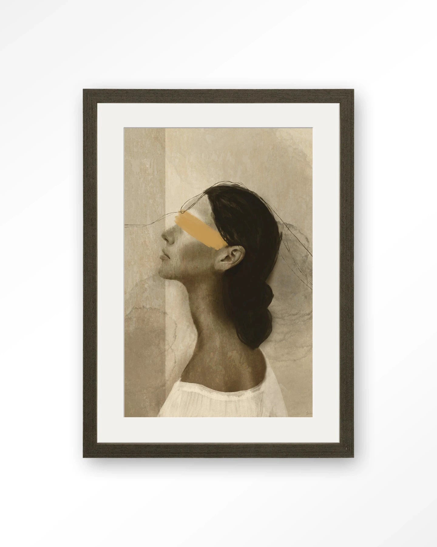 She Thinks Of You - Moderne Wanddecoratie | Artprint, Glass Art, Wandkleed by Urban Cotton