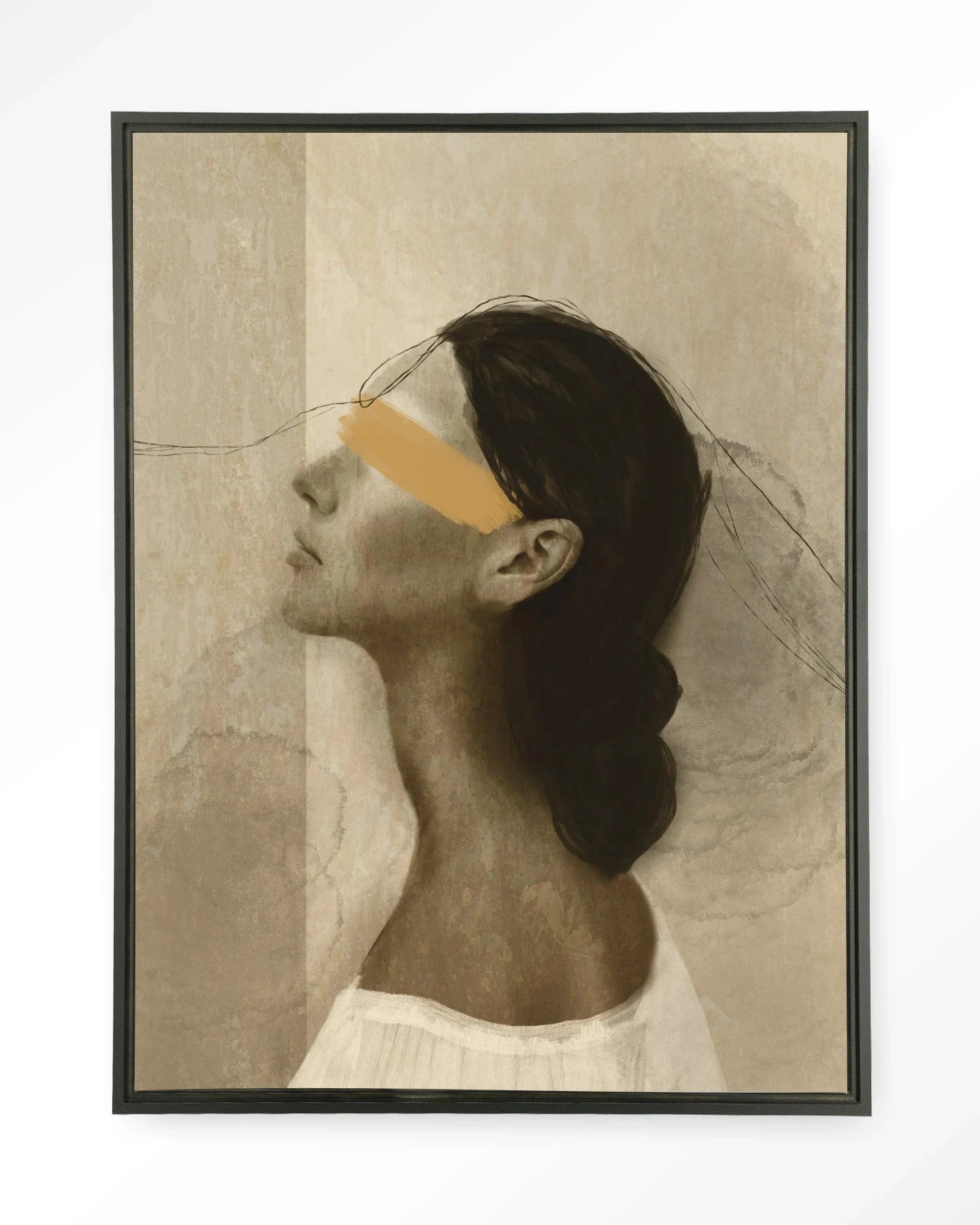 She Thinks Of You - Moderne Wanddecoratie | Artprint, Glass Art, Wandkleed by Urban Cotton