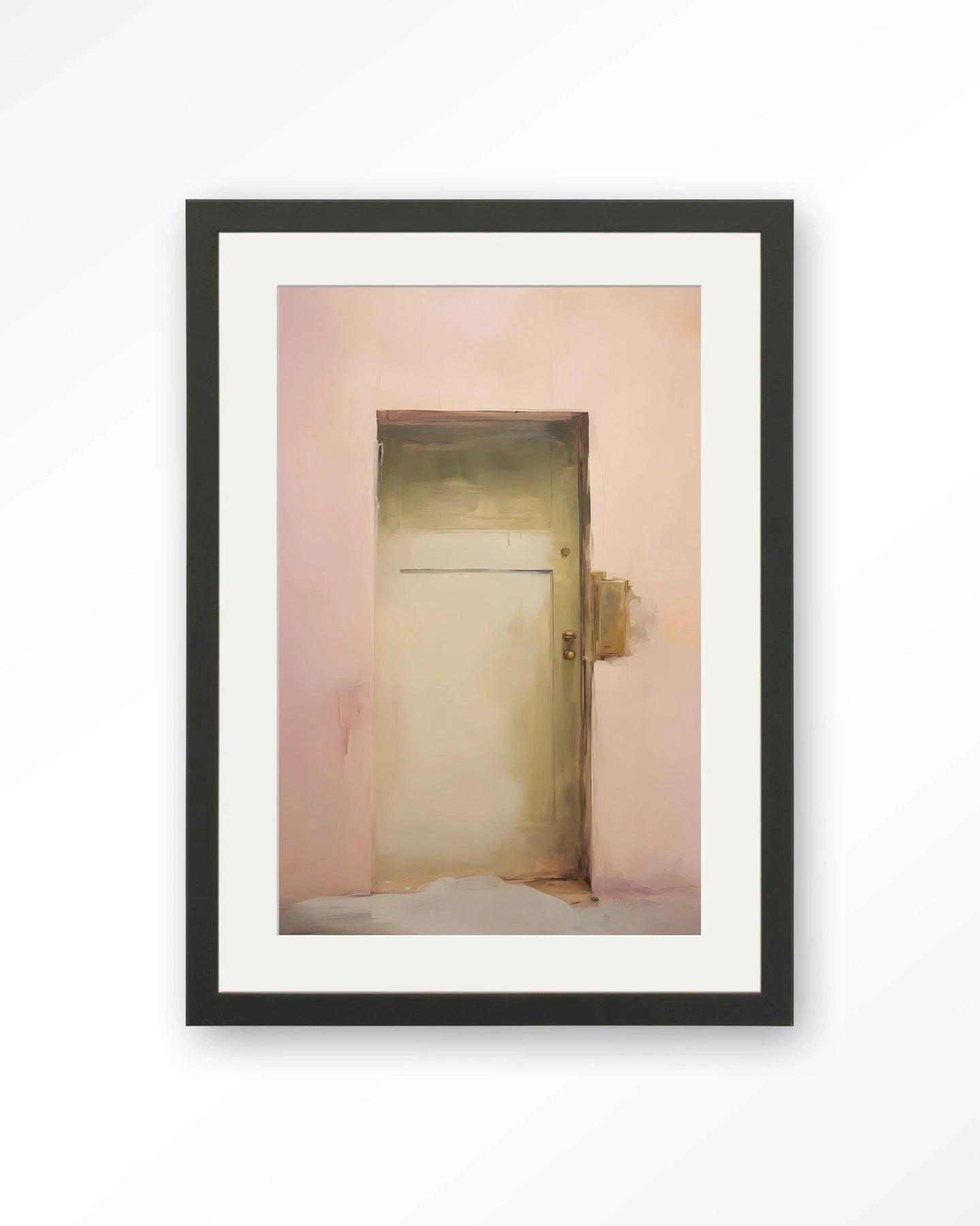 Pink Door - Moderne Wanddecoratie | Artprint, Glass Art, Wandkleed by Urban Cotton
