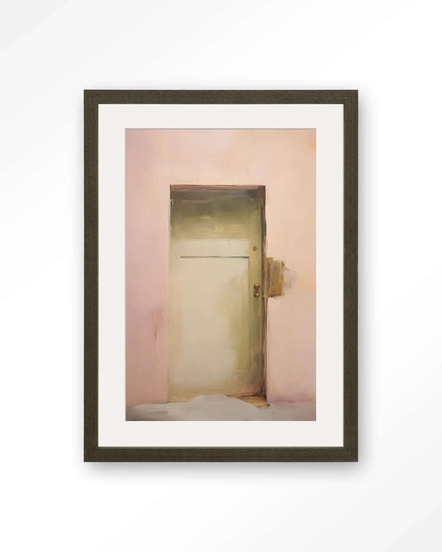 Pink Door - Moderne Wanddecoratie | Artprint, Glass Art, Wandkleed by Urban Cotton