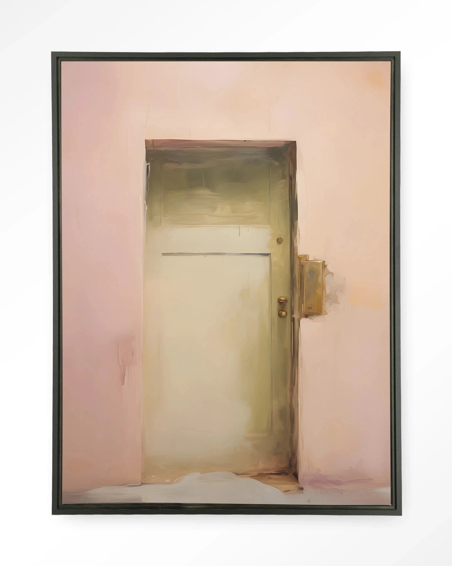 Pink Door - Moderne Wanddecoratie | Artprint, Glass Art, Wandkleed by Urban Cotton