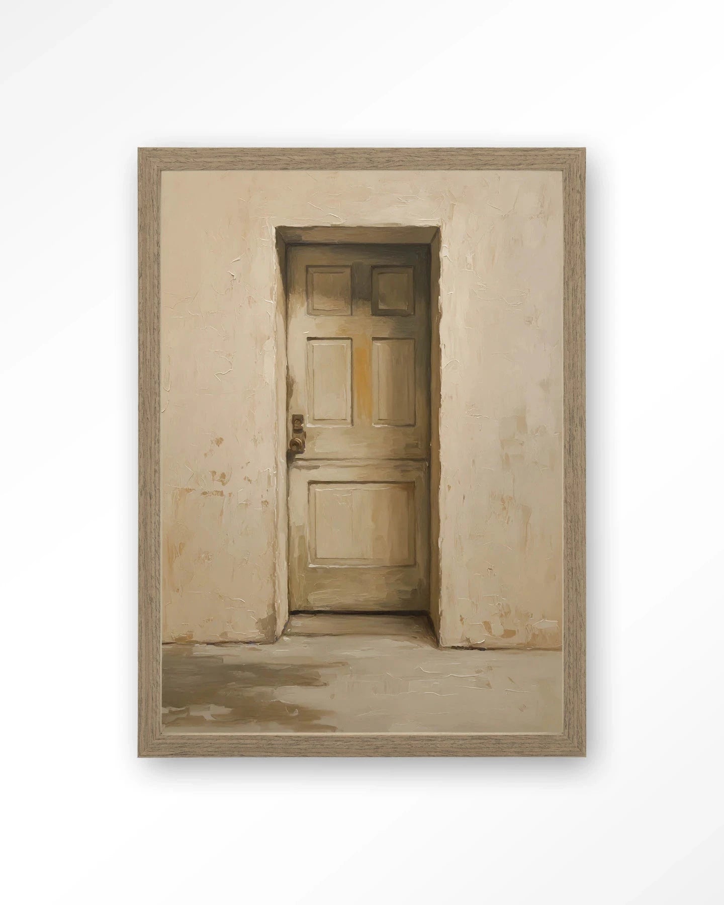 Beige Door - Moderne Wanddecoratie | Artprint, Glass Art, Wandkleed by Urban Cotton