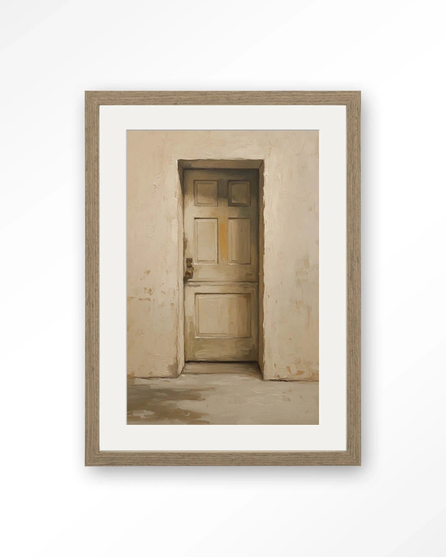 Beige Door - Moderne Wanddecoratie | Artprint, Glass Art, Wandkleed by Urban Cotton