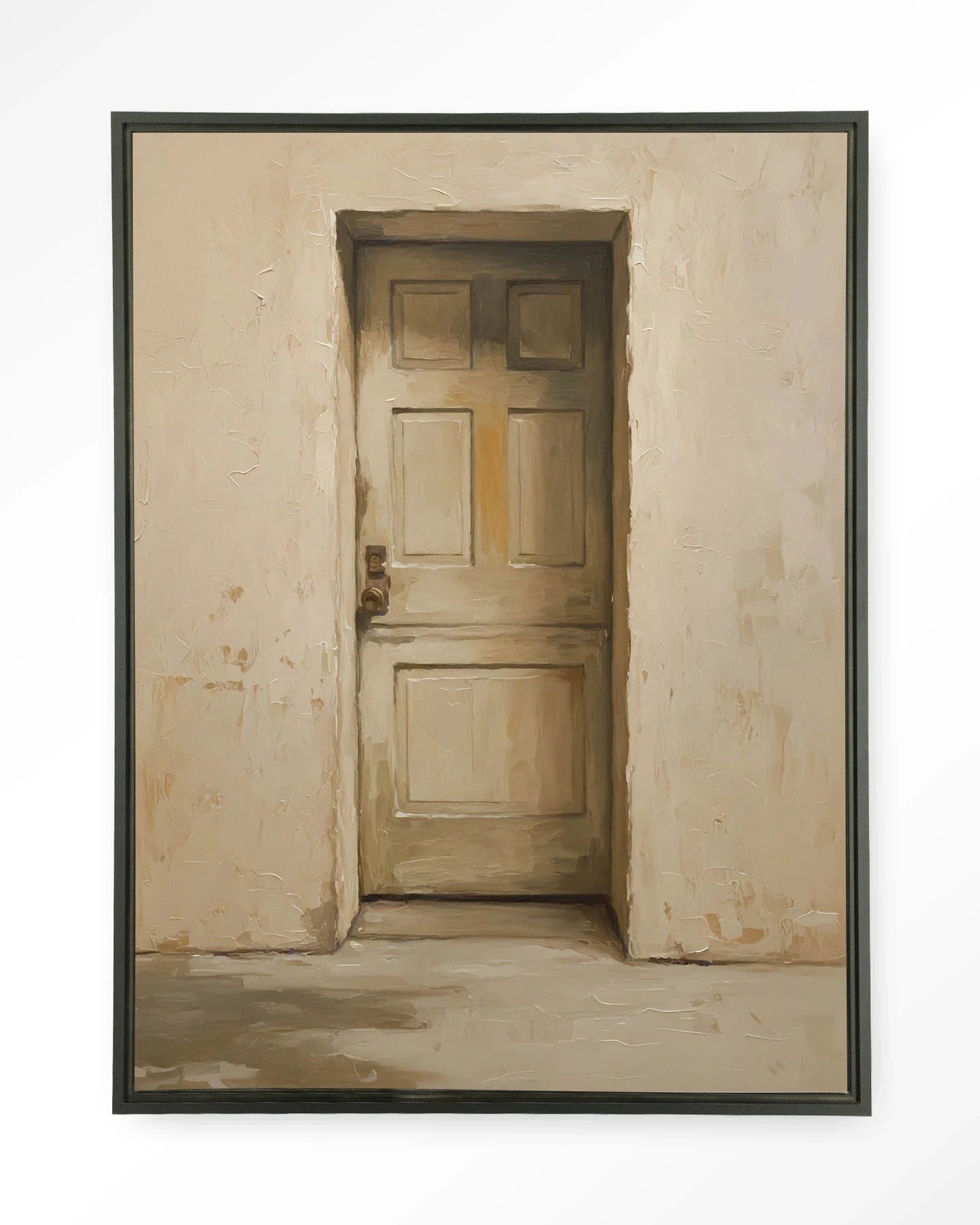 Beige Door - Moderne Wanddecoratie | Artprint, Glass Art, Wandkleed by Urban Cotton