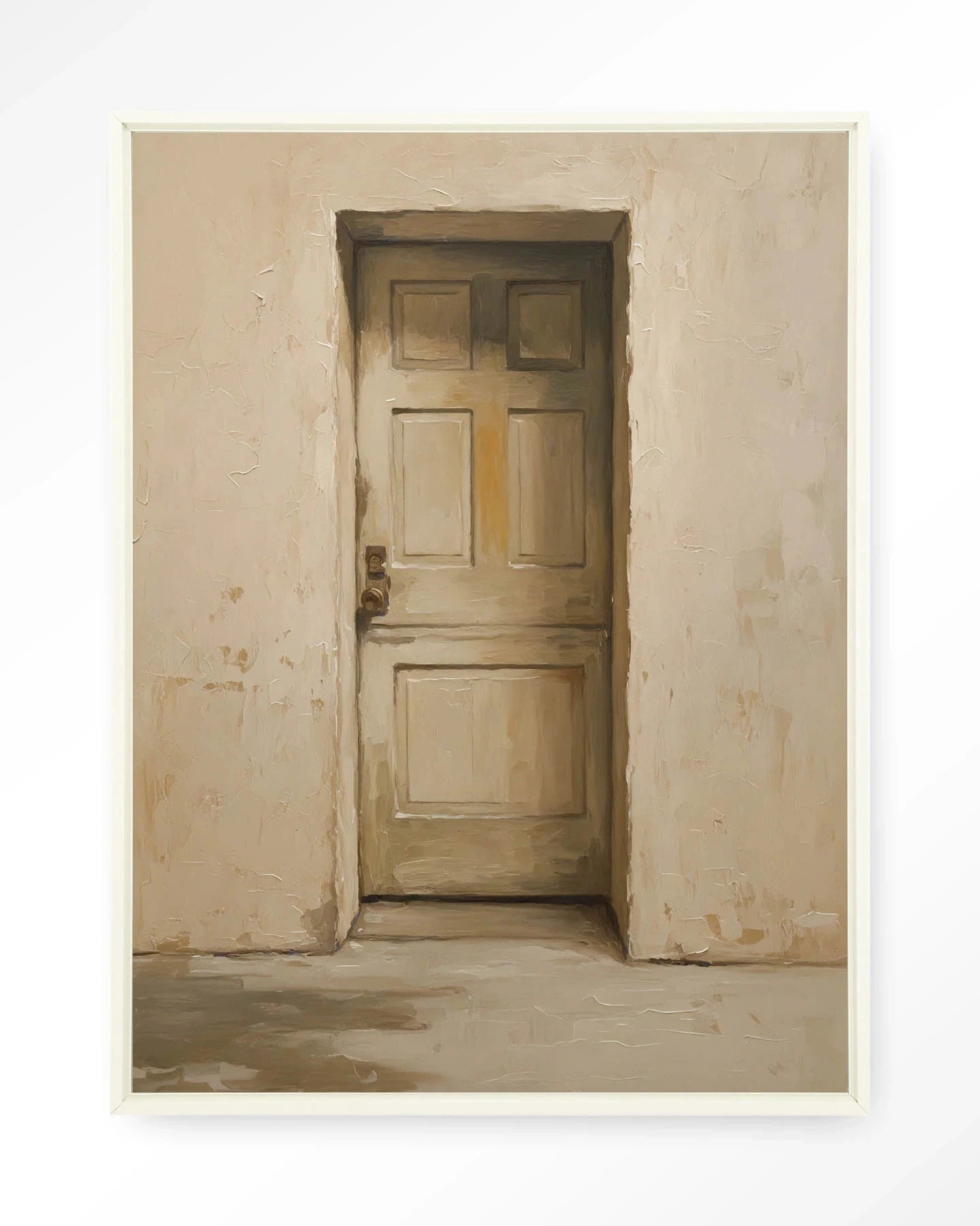 Beige Door - Moderne Wanddecoratie | Artprint, Glass Art, Wandkleed by Urban Cotton