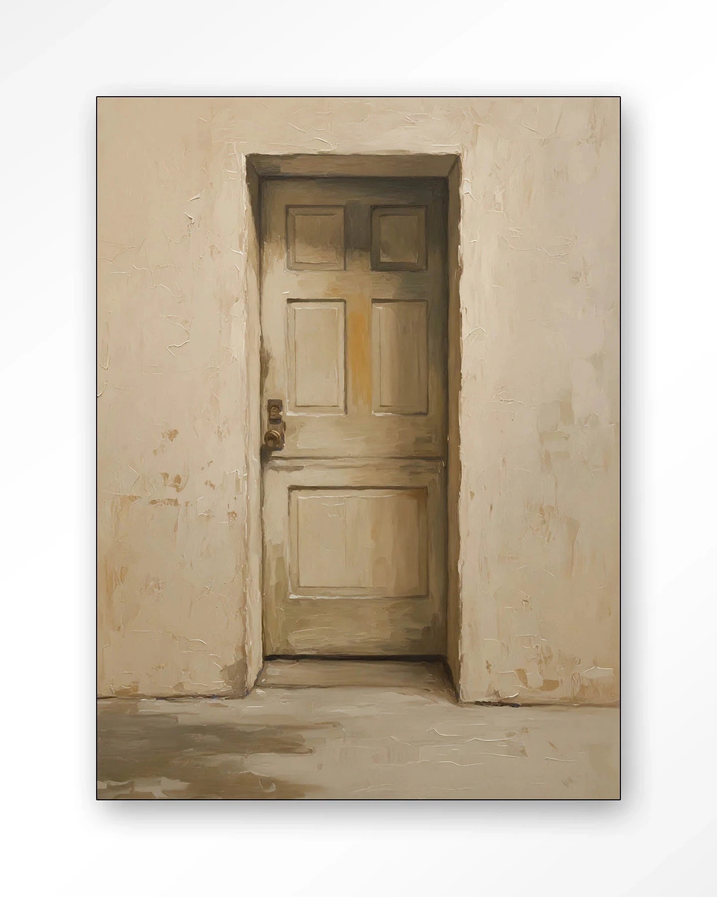 Beige Door - Moderne Wanddecoratie | Artprint, Glass Art, Wandkleed by Urban Cotton