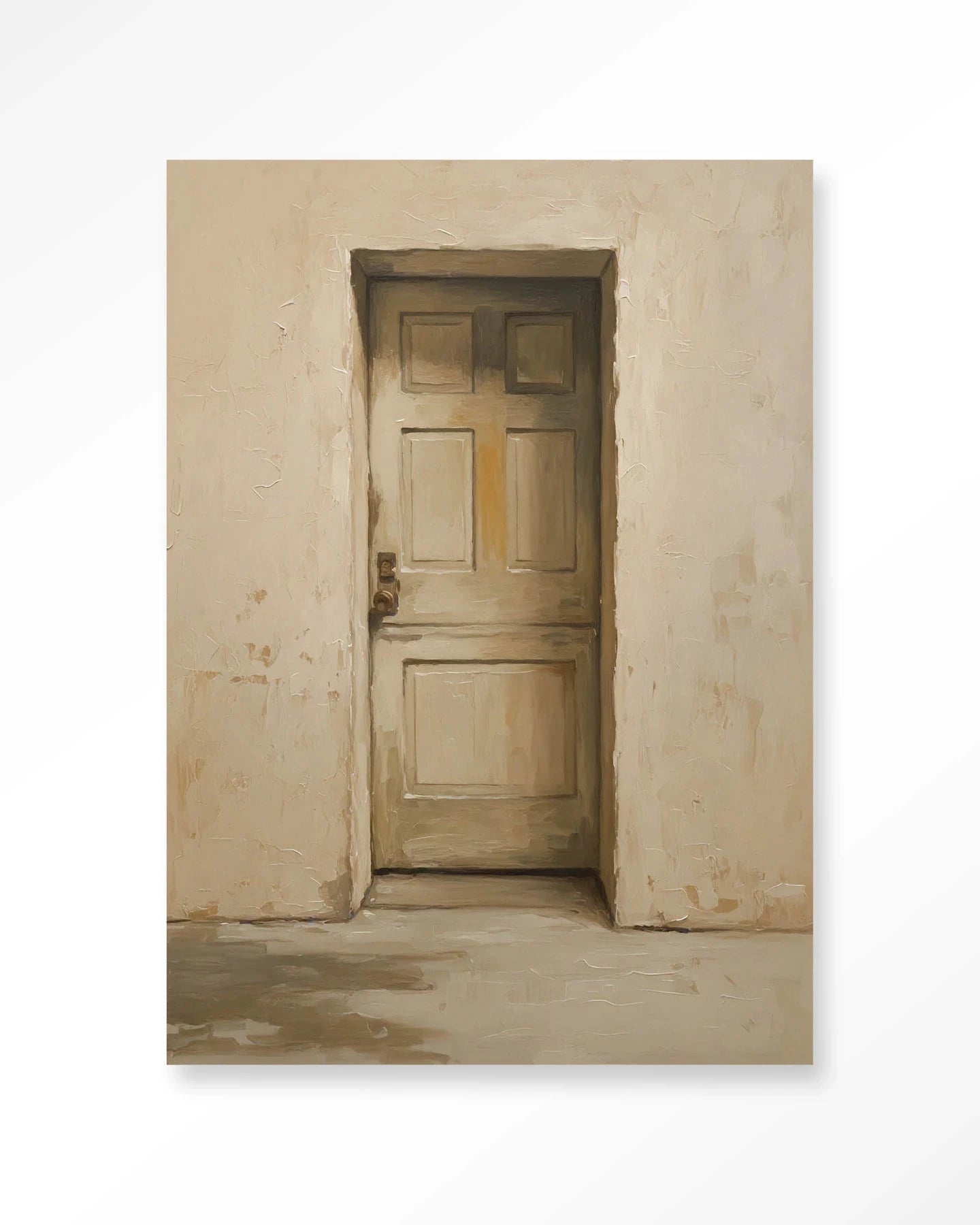 Beige Door - Moderne Wanddecoratie | Artprint, Glass Art, Wandkleed by Urban Cotton